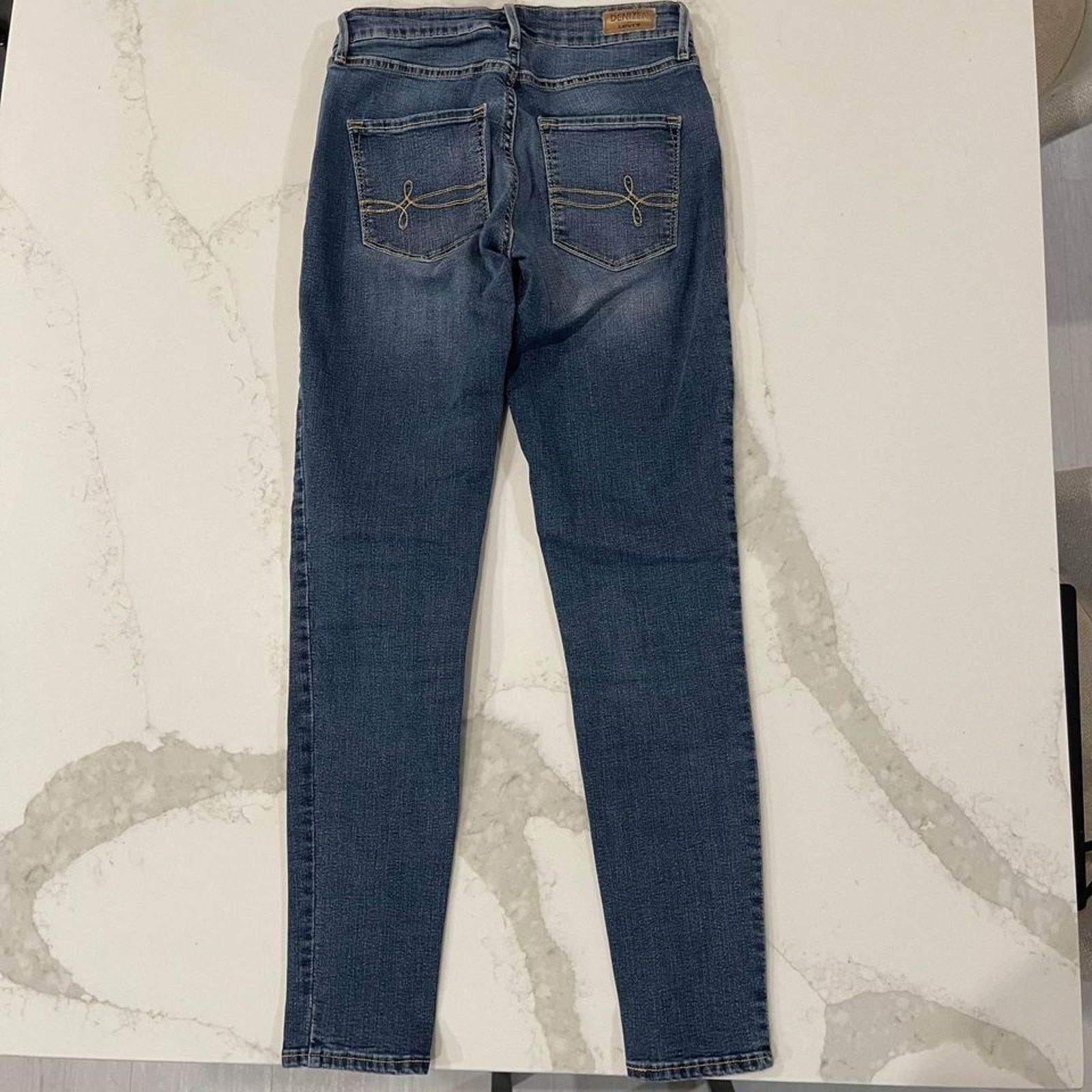 Denizen Denizen By Levi Modern Skinny Denim Jeans Women's 2M W26 L32 Size 26" / US 2 / IT 38 - 4 Thumbnail