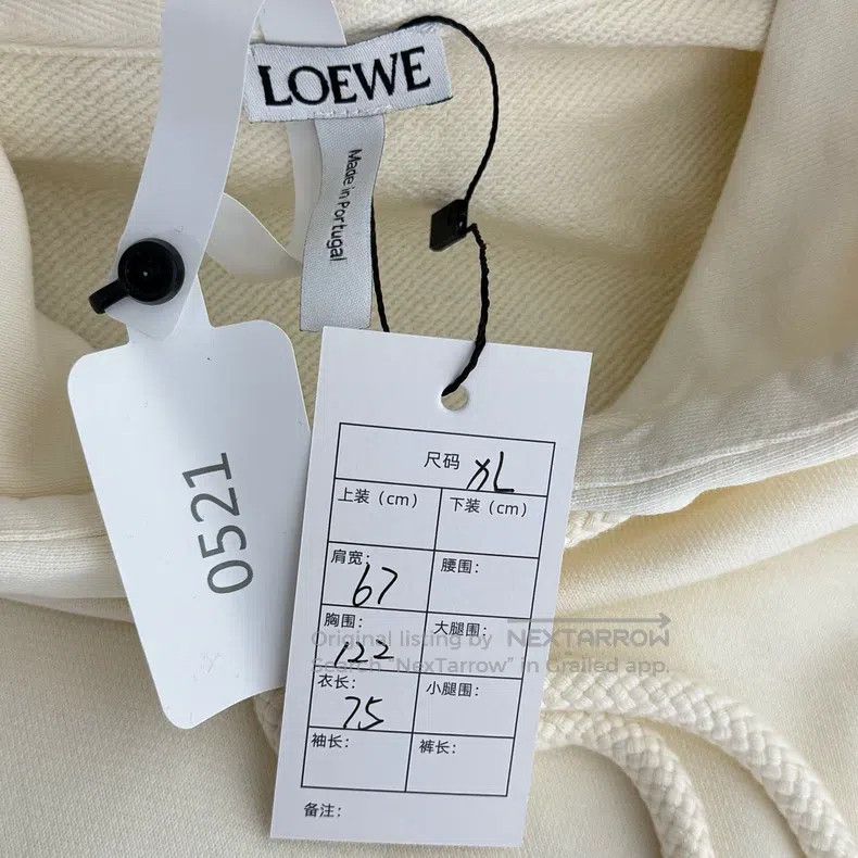 Loewe Loewe Front Leather Patch Logo Hoodie Size XL / US 12-14 / IT 48-50 - 2 Thumbnail