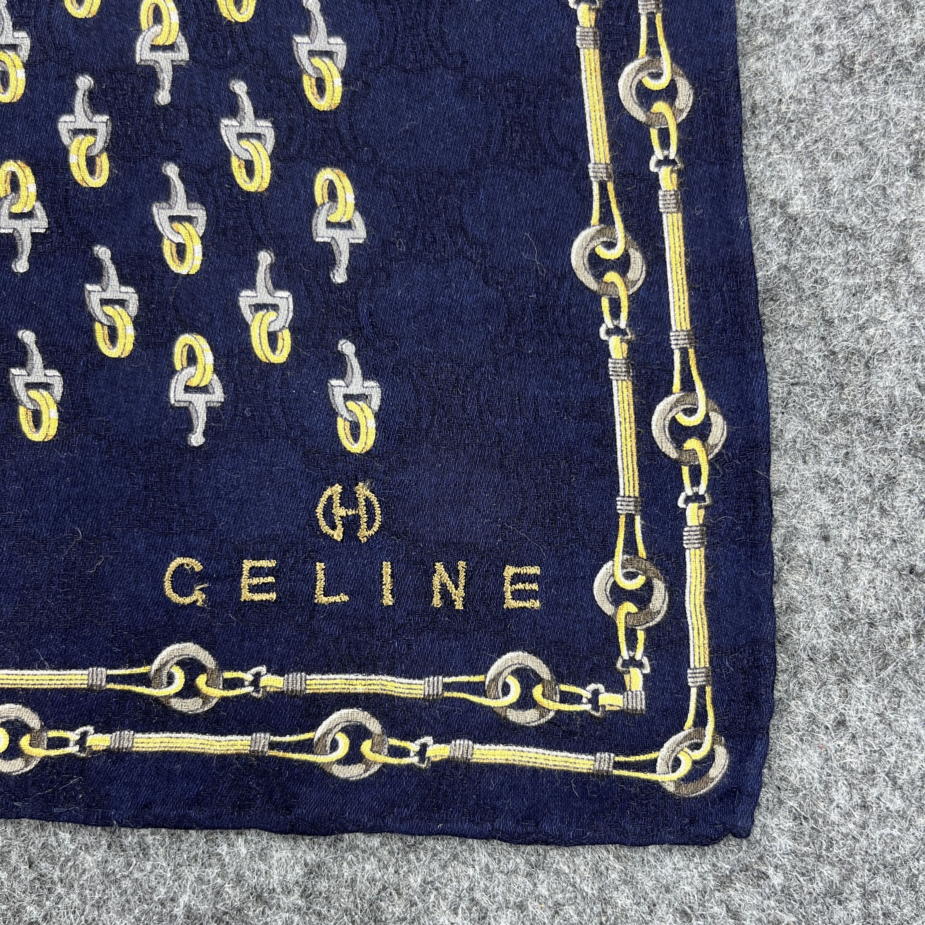 Vintage Celine Handkerchief / Bandana / Neckerchief B1527 Size ONE SIZE - 2 Thumbnail