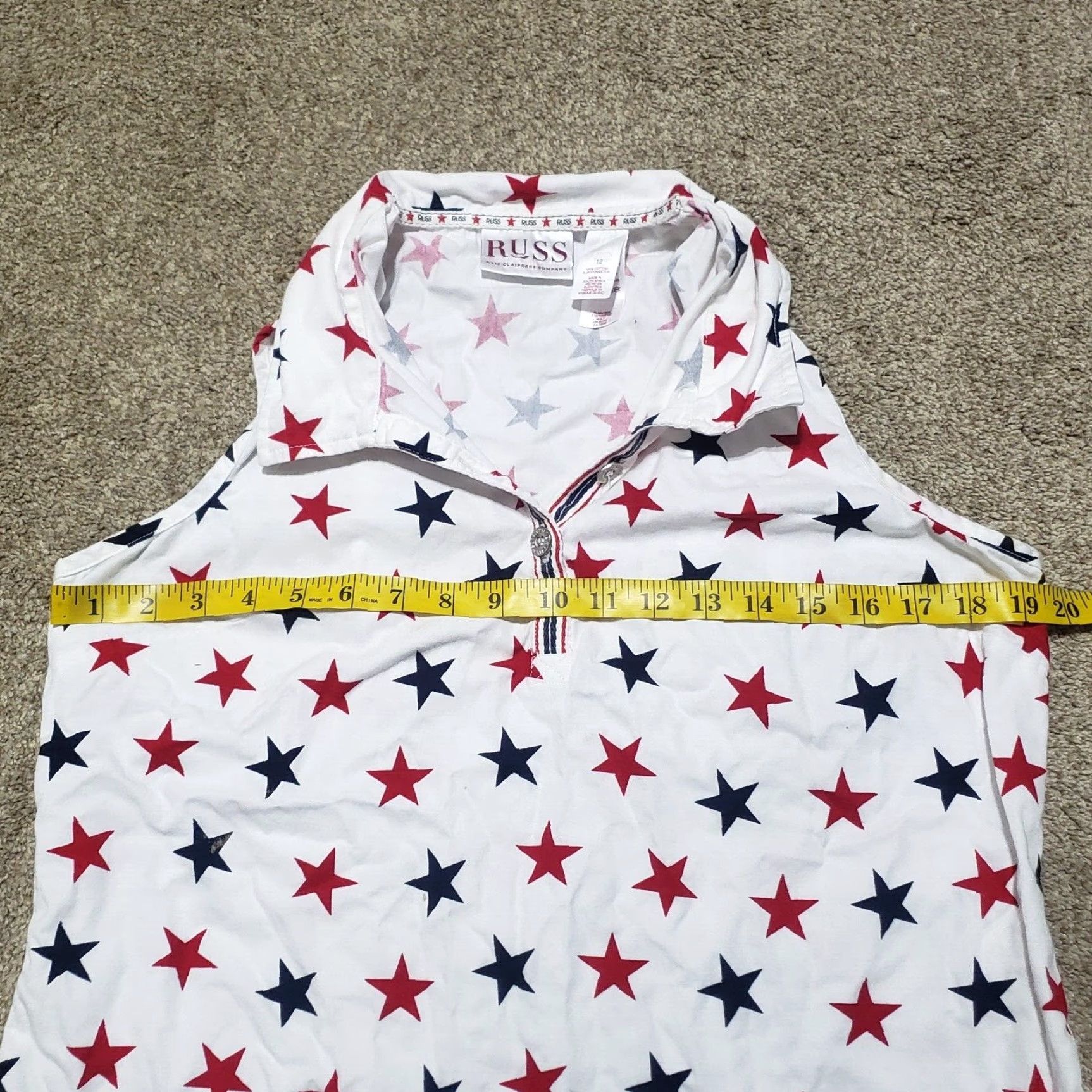 Vintage Charlotte Russe Shirt Polo Sleeveless Adult Women XS White 12 Sportswear Size S / US 4 / IT 40 - 4 Thumbnail