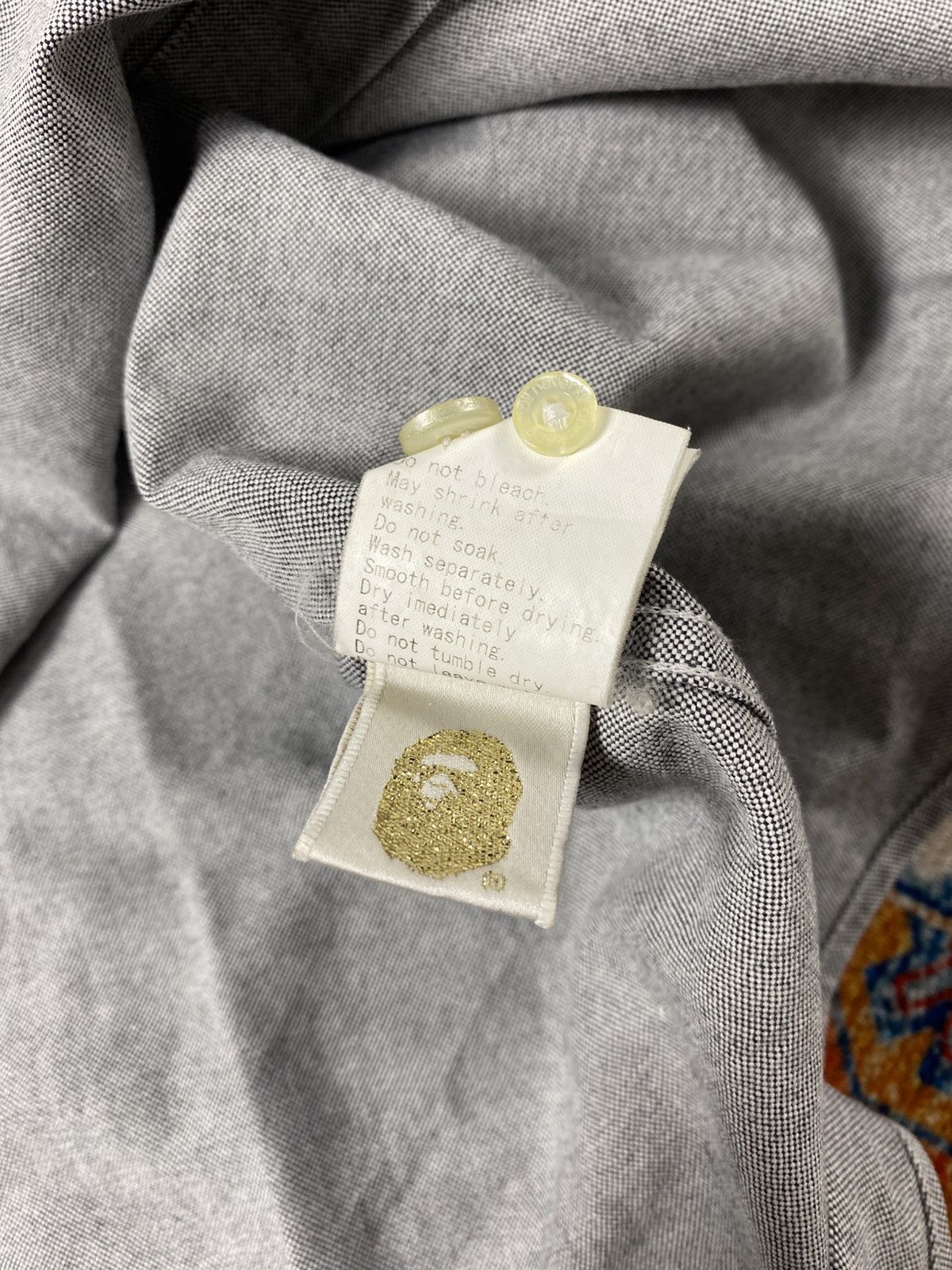 Bape A Bathing Ape Shirt Button Up Size US XL / EU 56 / 4 - 8 Thumbnail