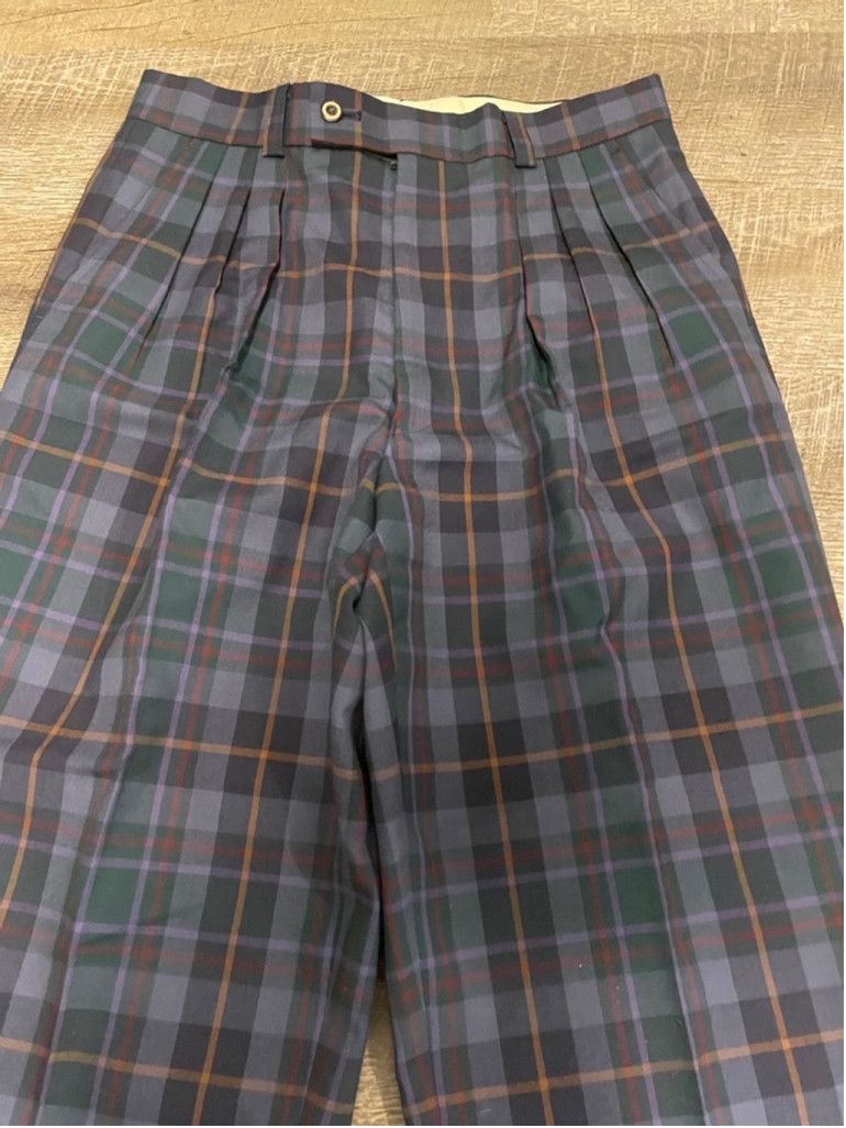 Kenzo VINTAGE Men's Kenzo GOLF Plaid Pants Size 30 Blue Green Size US 30 / EU 46 - 2 Thumbnail