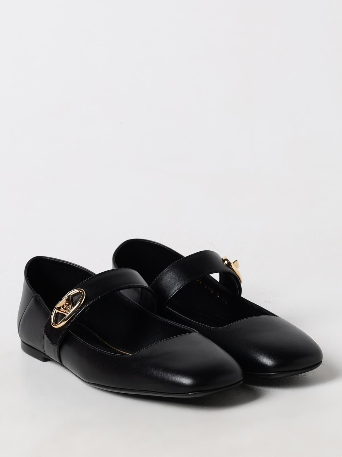 Valentino o1s22i1n0924 Vlogo Locker Mary-Jane Shoes in Black Size US 6 / IT 36 - 2 Thumbnail