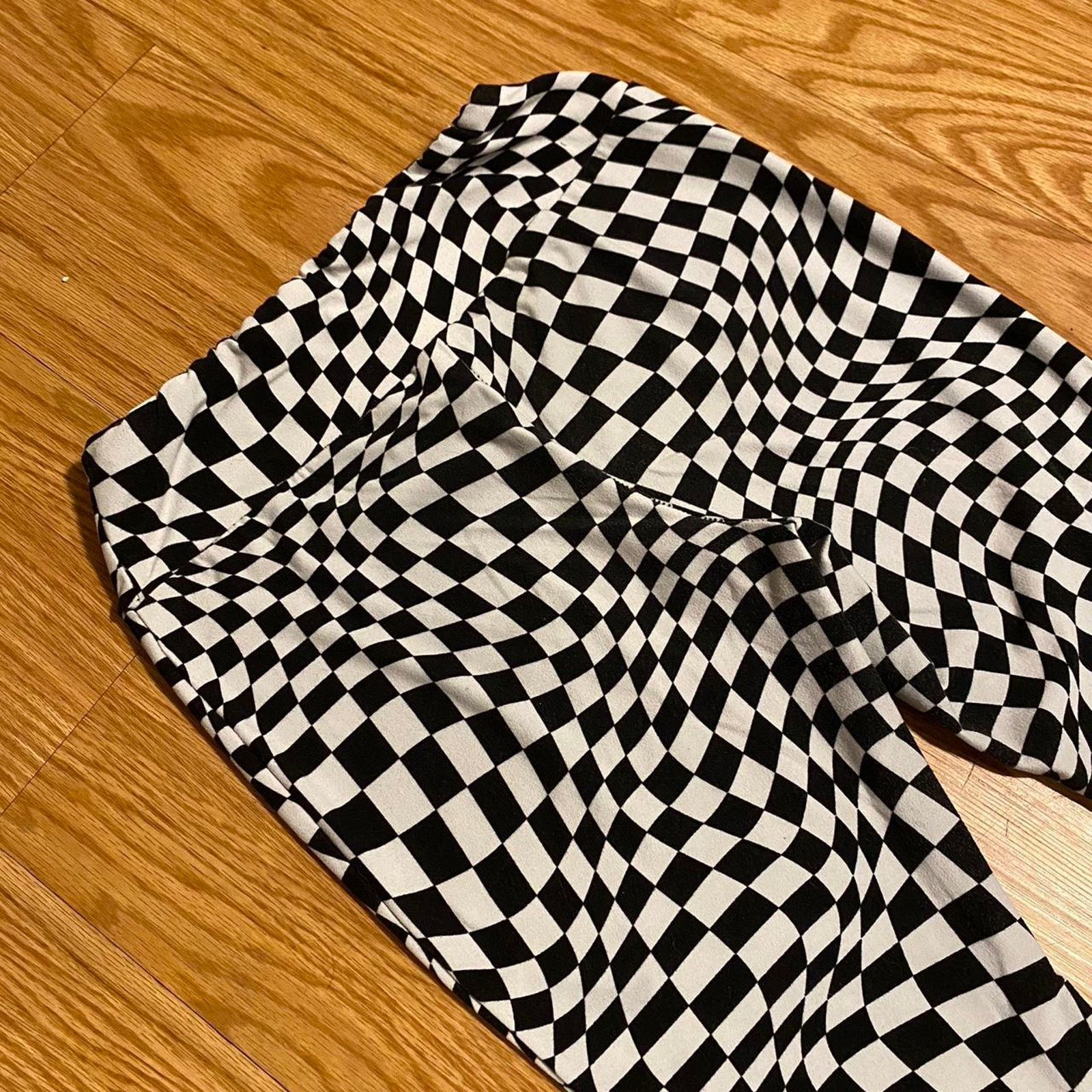 Other Checkered flare pants Size 27" / US 4 / IT 40 - 4 Thumbnail