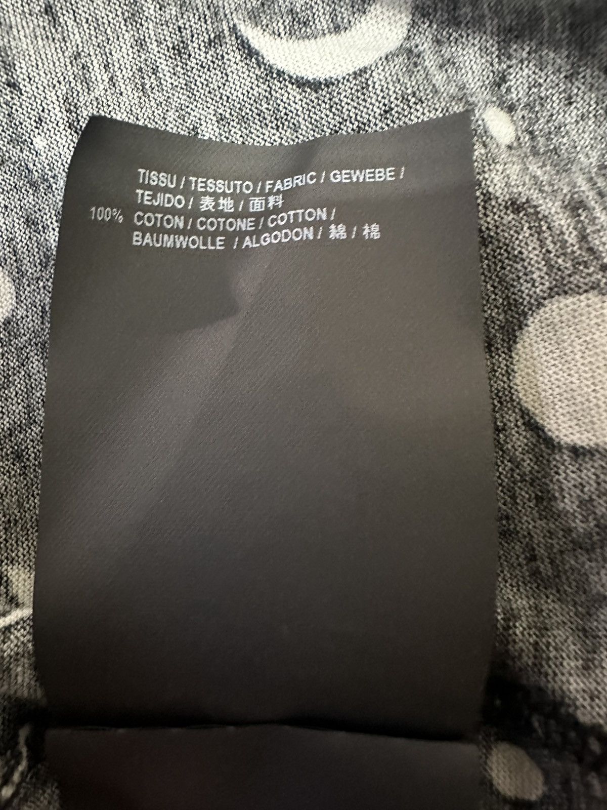 Saint Laurent Paris Saint Laurent Moon and Star Print Short Sleeve Tee Size L / US 10 / IT 46 - 8 Thumbnail