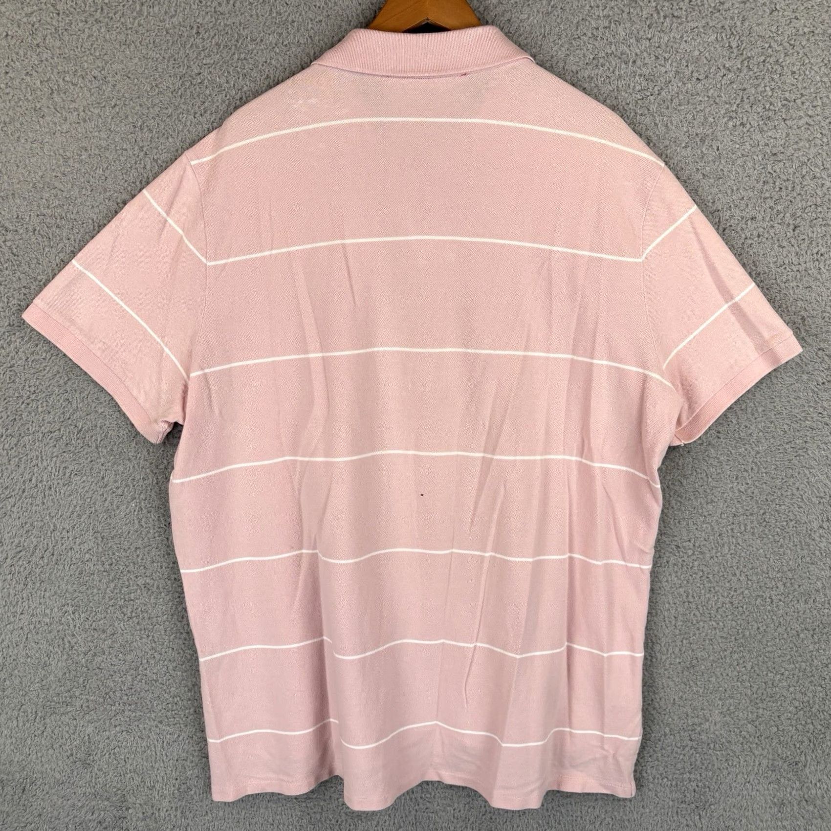 Vintage VINTAGE Polo Jeans Polo Shirt Mens 2XL Pink Striped Logo Button Short Sleeve Casual Travel 100% Cotton Men Regular None Mens Size US XXL / EU 58 / 5 - 4 Thumbnail