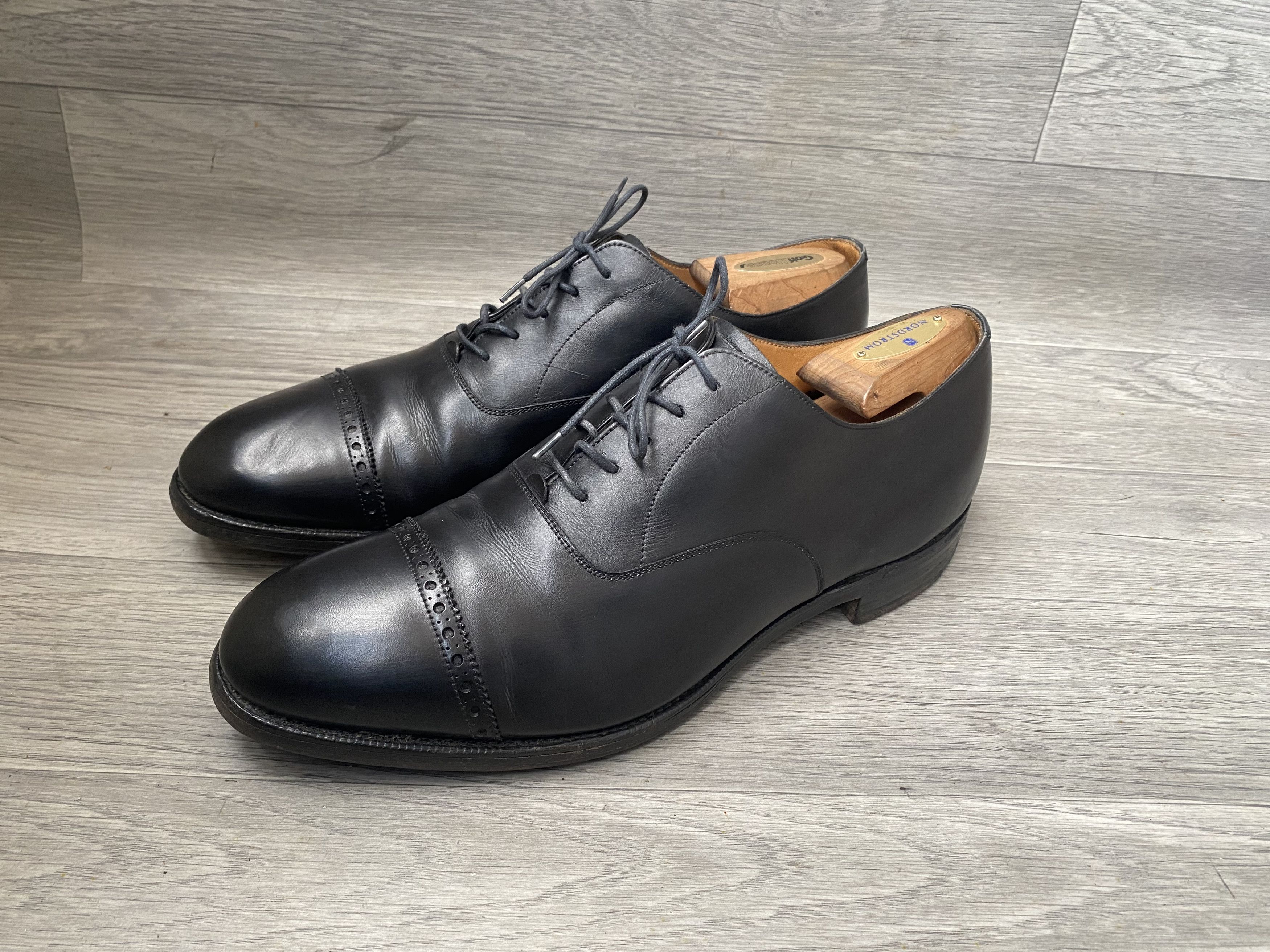 Edward Green Edward green cap-toe brouges leather shoes Size US 10 / EU 43 - 5 Thumbnail