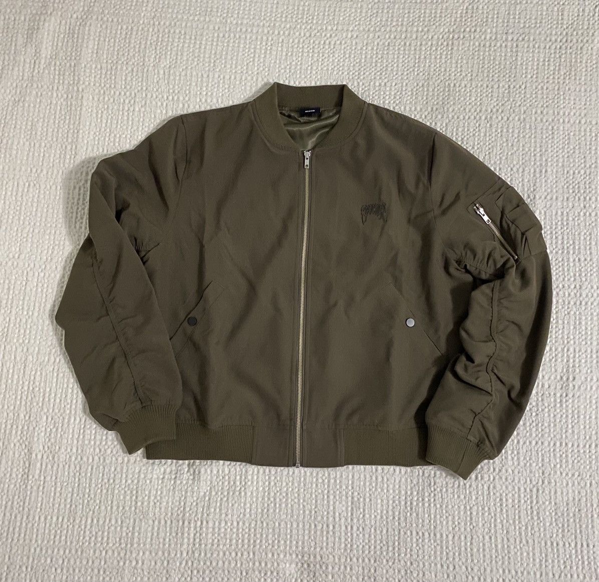 Revenge Revenge Embroidered Nylon Bomber Jacket Size US M / EU 48-50 / 2 - 3 Thumbnail