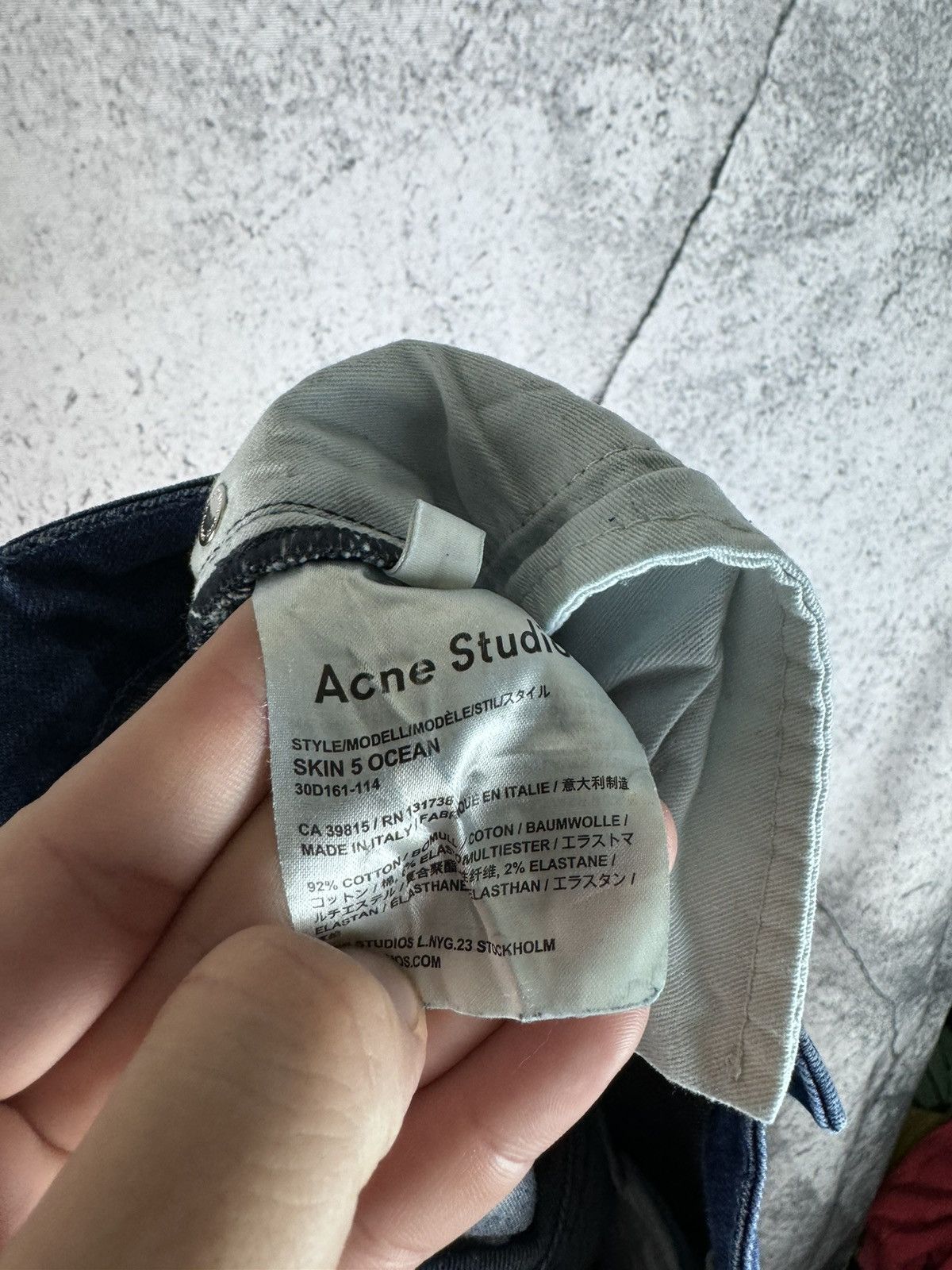 Acne Studios Acne Studios Skin 5 Ocean Blue Denim Pants Jeans Size 28" / US 6 / IT 42 - 4 Thumbnail