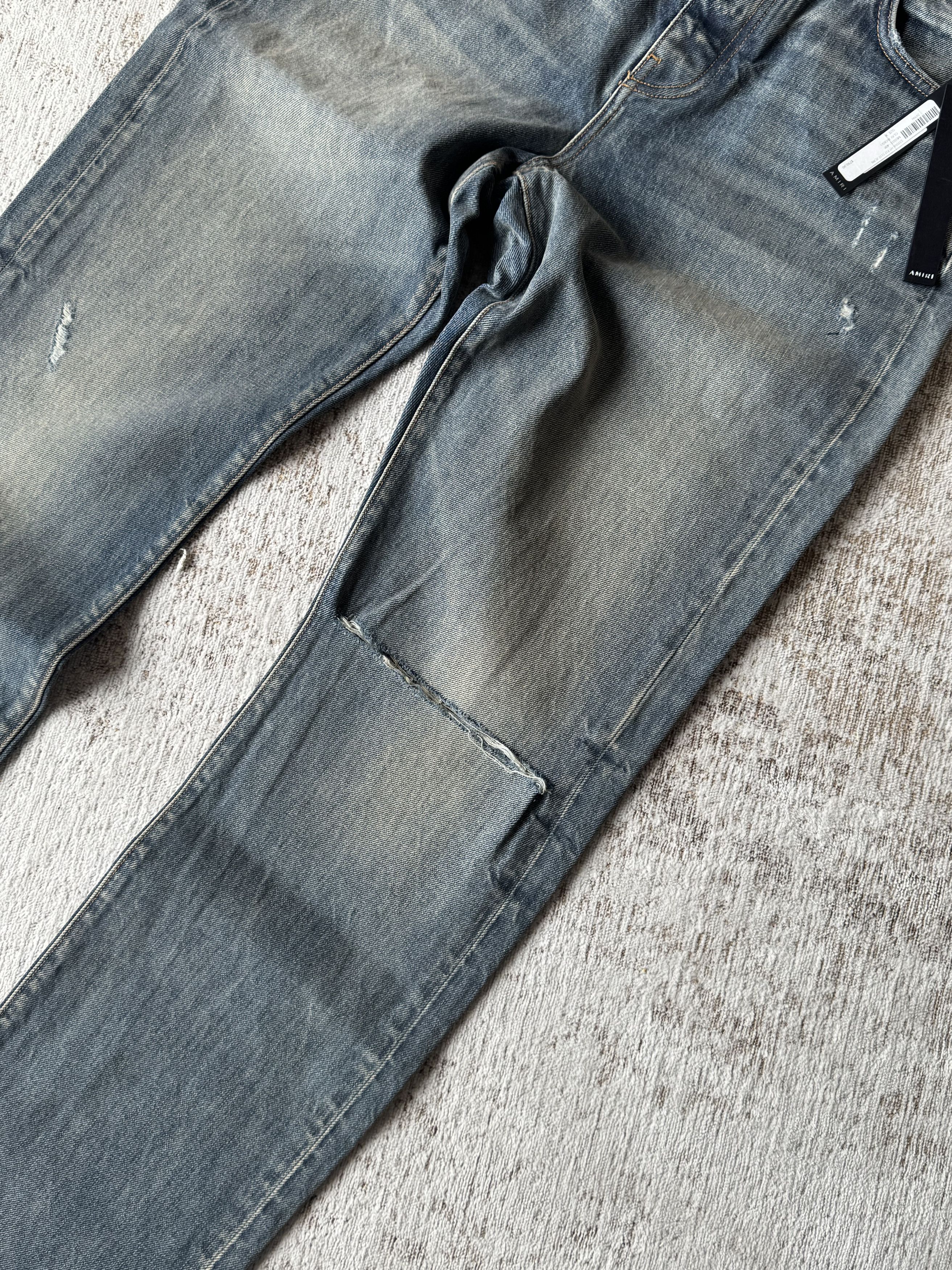 Amiri AMIRI Straight leg jeans | SIZE 30 | INDIGO Size US 30 / EU 46 - 3 Thumbnail