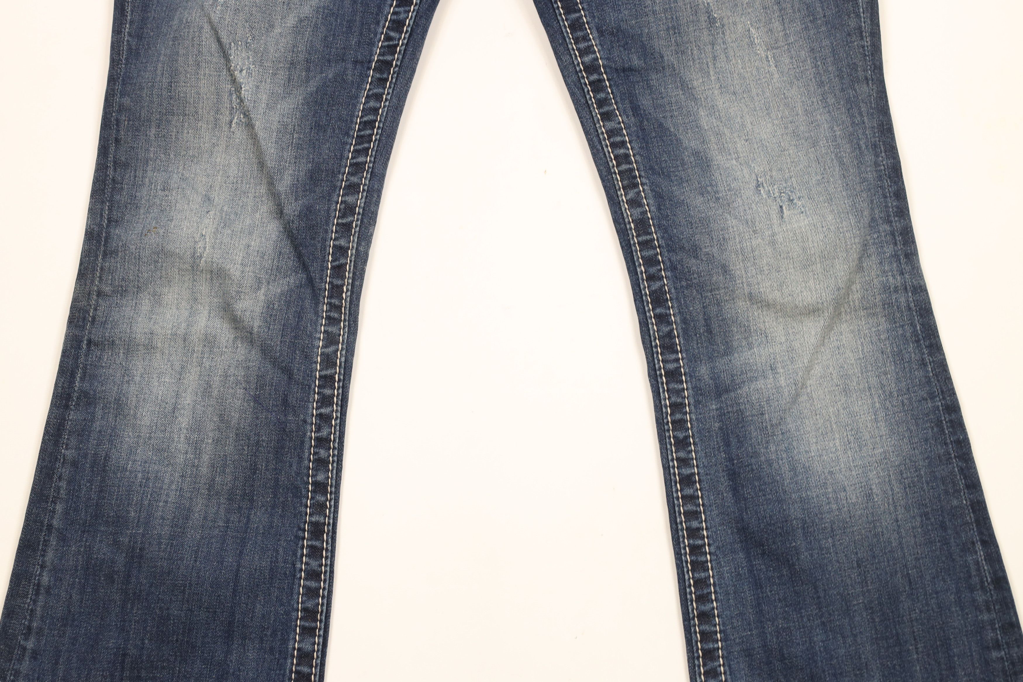 Miss Me × Vintage Miss Me Jeweled Wings Signature Rise Bootcut Denim Jeans Size 29" - 3 Thumbnail