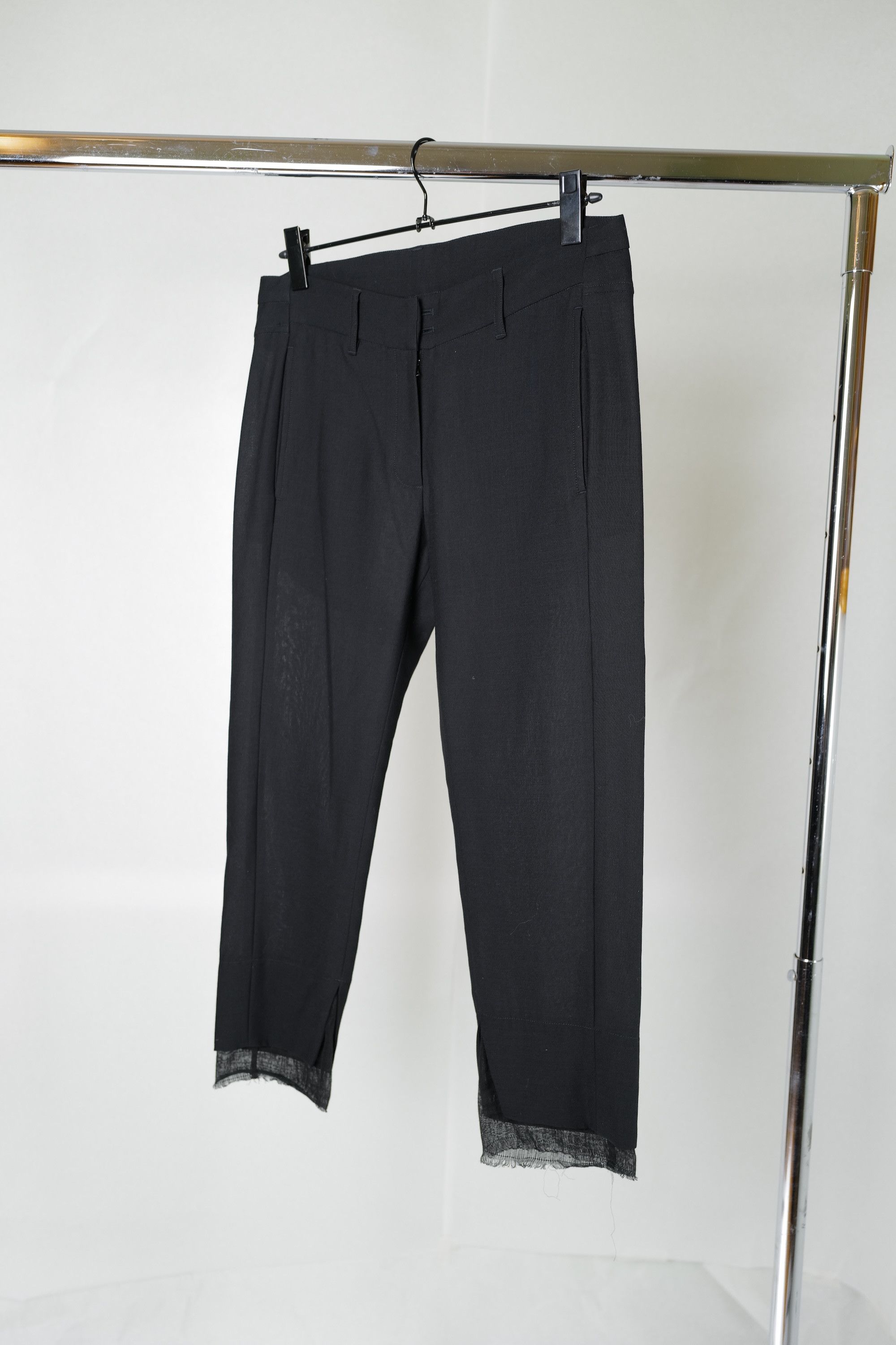Ann Demeulemeester Ann Demeulemeester women’s black wool pants Size 27" / US 4 / IT 40 - 1 Thumbnail