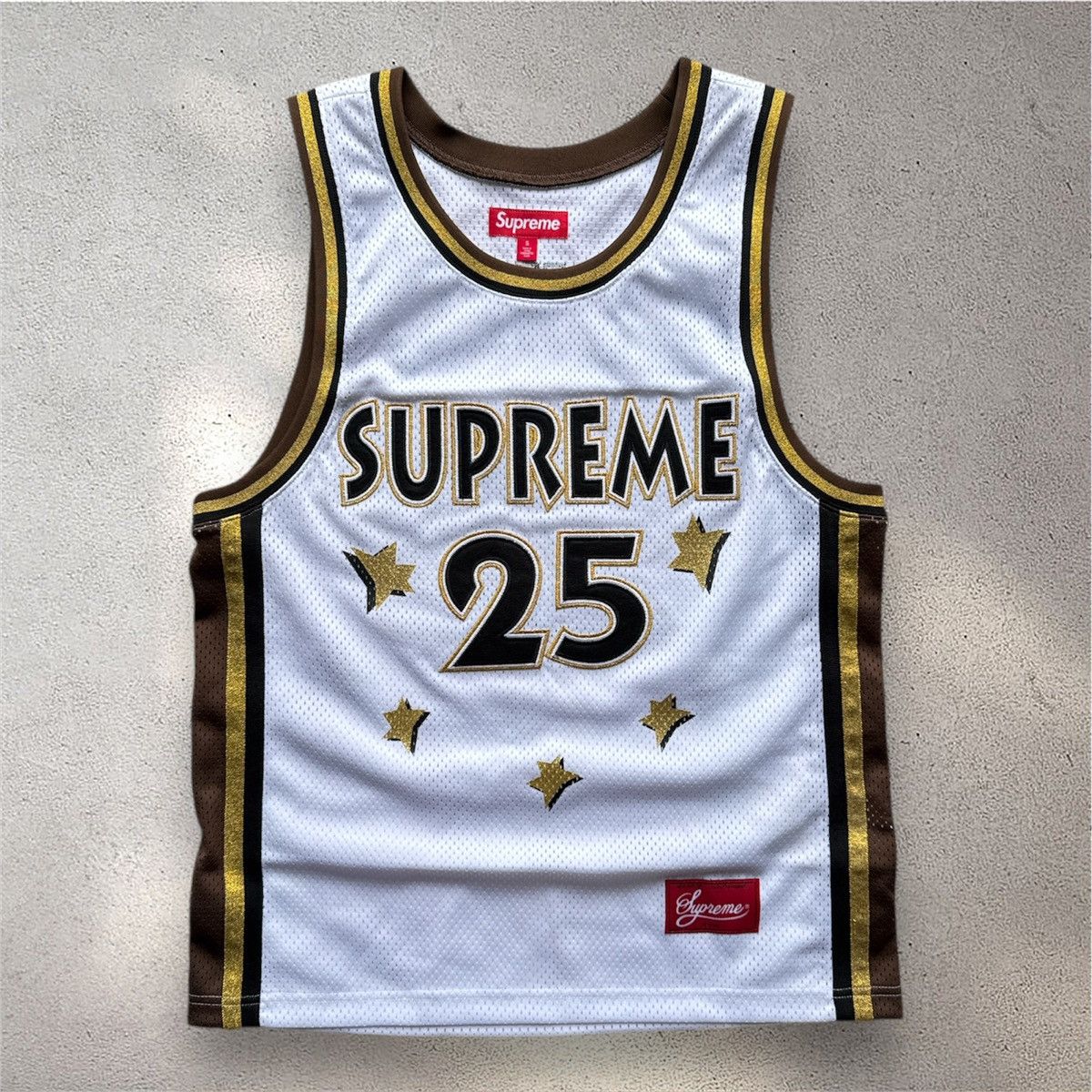 Supreme Supreme Mesh Hooded L/S Baseball Jersey SS20 White | Grailed