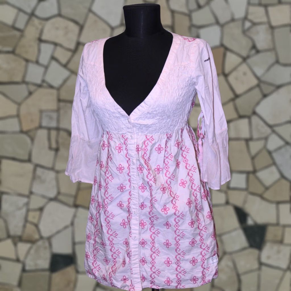 Vintage Odd Molly M11 - 635 Womens Blouse Shirt Tunic Size 0 Multicoloured Long Sleeve 74 cm 34 cm Womens Size XS / US 0-2 / IT 36-38 - 1 Thumbnail