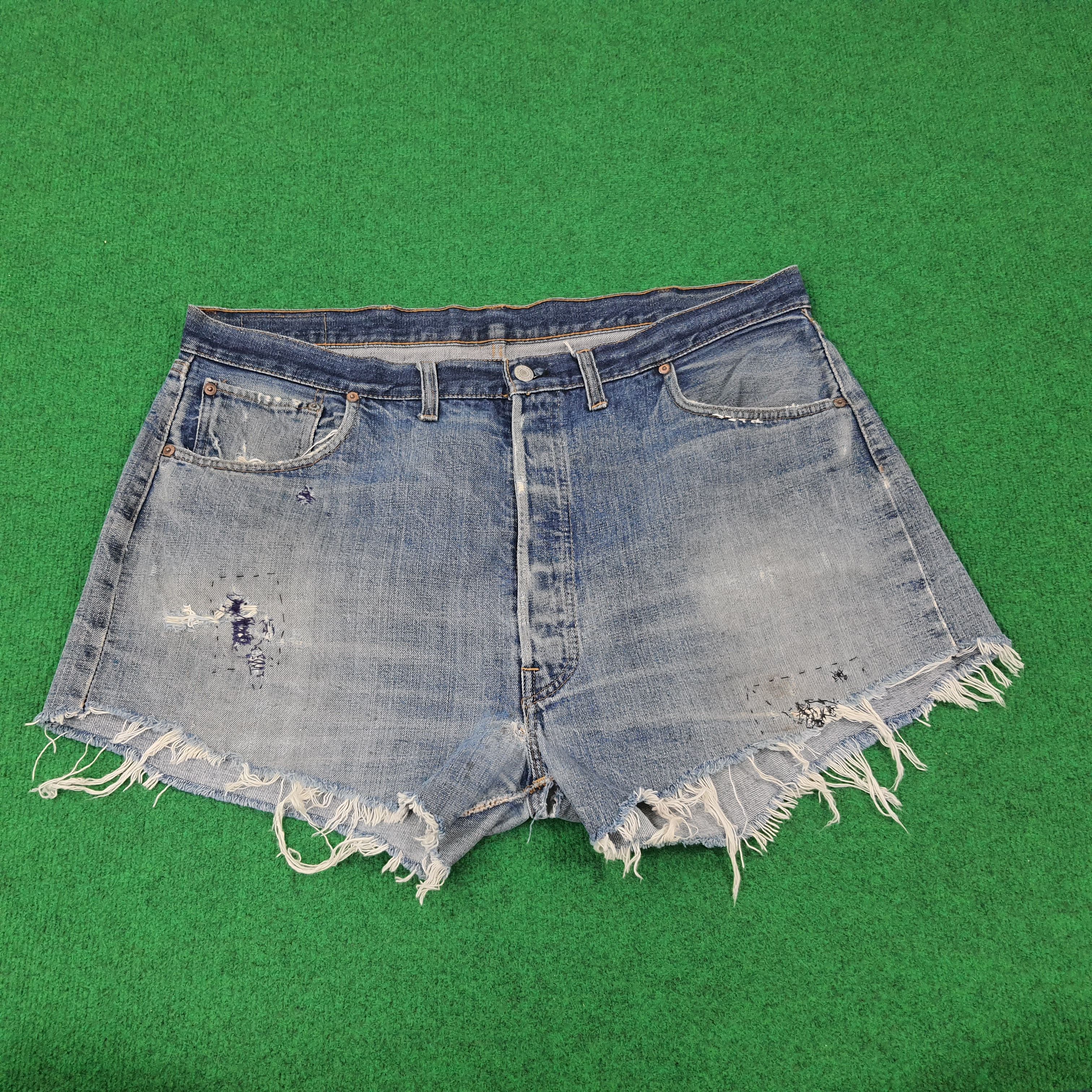 Levi's × Vintage Vintage Levi's Strauss Short Denim Pants C235N31 Size US 40 / EU 56 - 3 Thumbnail