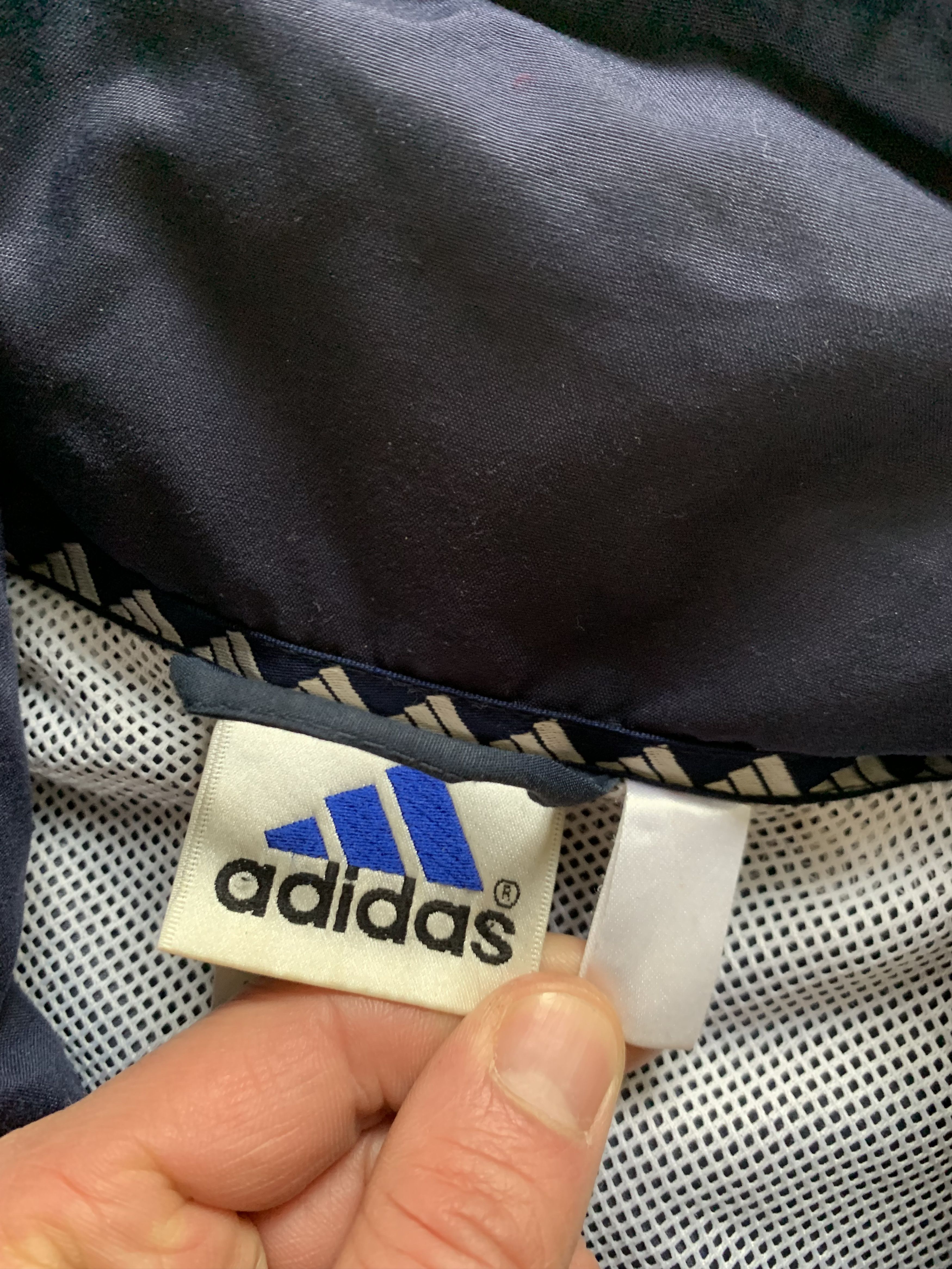 Adidas × Vintage Vintage Adidas Windproof Zip Jacket Size US L / EU 52-54 / 3 - 5 Thumbnail