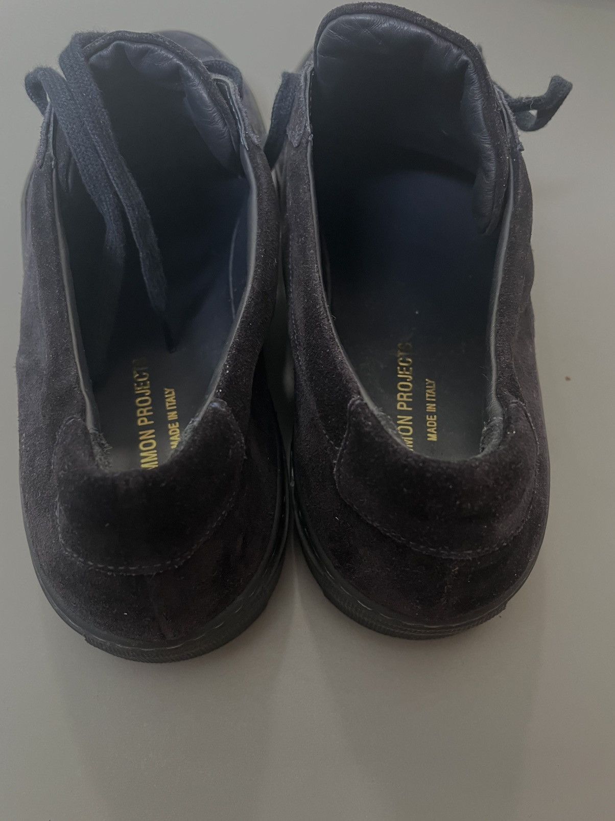 Common Projects Common projects navy blue suede Size US 12 / EU 45 - 4 Thumbnail