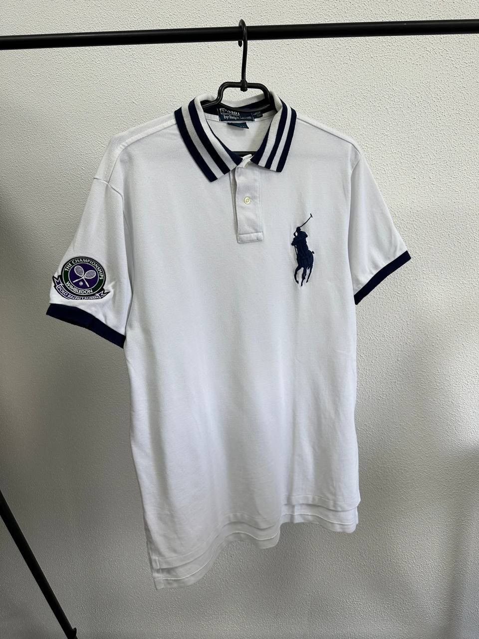 Polo Ralph Lauren × Ralph Lauren × Vintage Ralph Lauren Wimbledon Official Rare Tennis Polo Shirt sz L Size US L / EU 52-54 / 3 - 1 Thumbnail