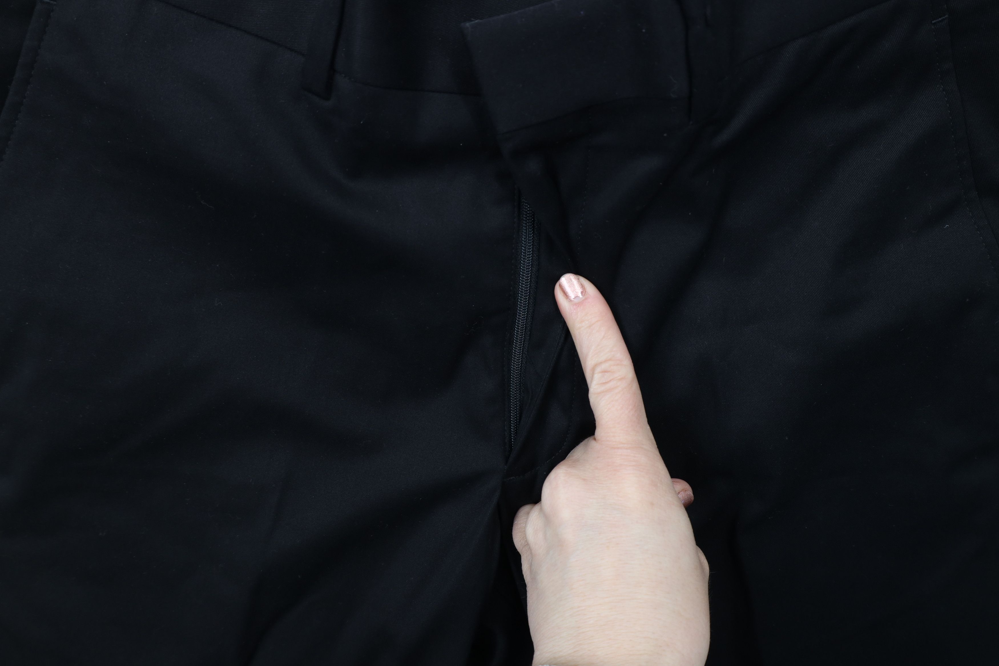 Express × Vintage New Express Producer Flat Front Chino Pants Trousers Black Size US 31 - 5 Thumbnail