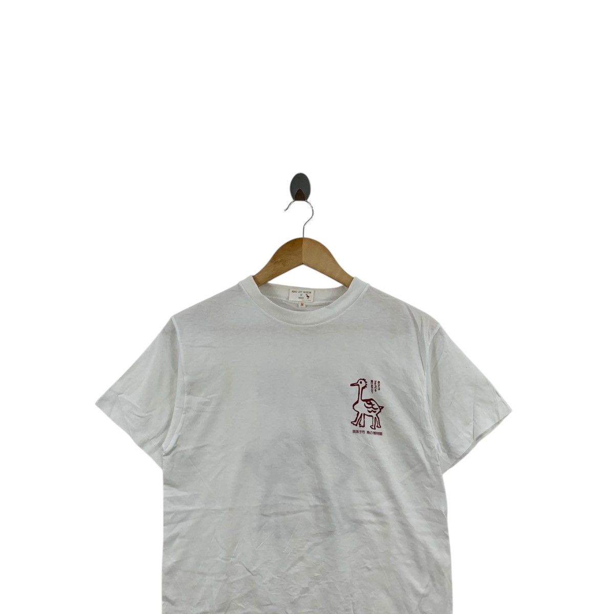 Vintage Vintage ABIKO MUSEUM CITY OF BIRDS Exhibition Tee Shirt Top Size S / US 4 / IT 40 - 2 Thumbnail