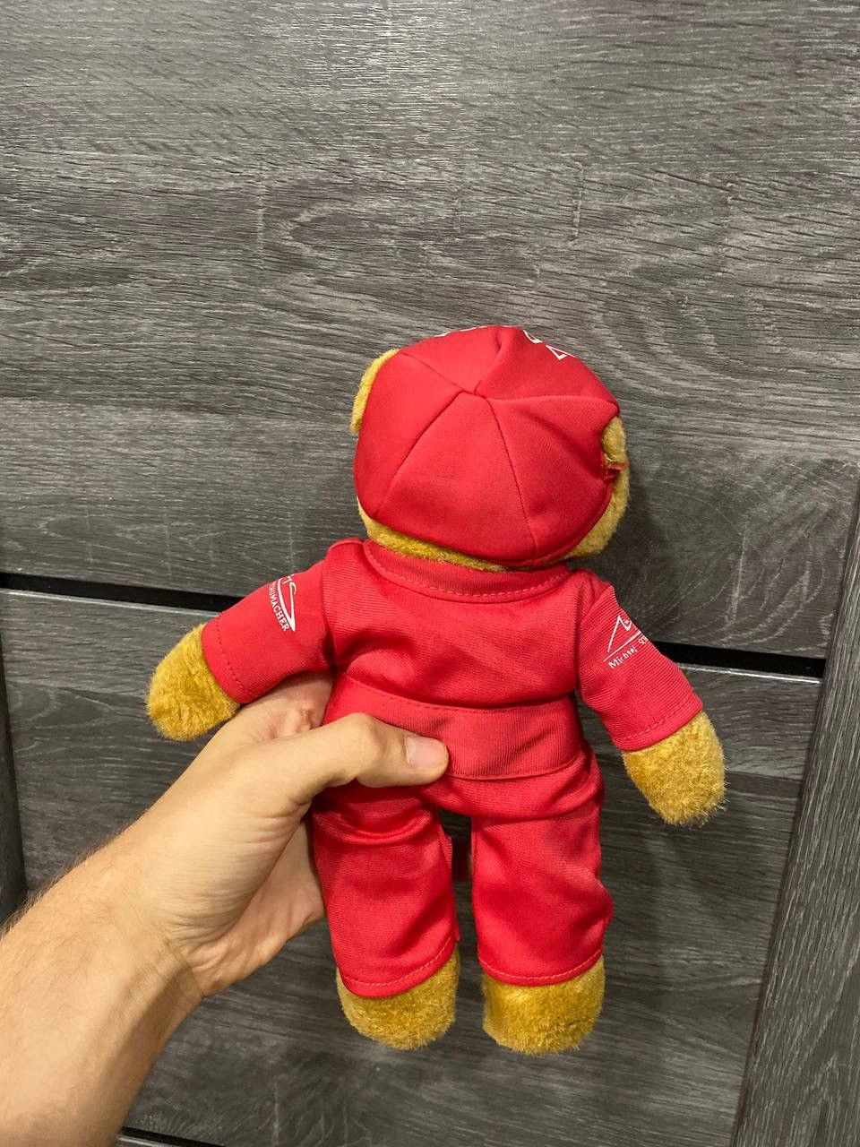 Vintage Vintage 90s Michael Schumacher F1 Racing Big Teddy Bear Size ONE SIZE - 4 Thumbnail