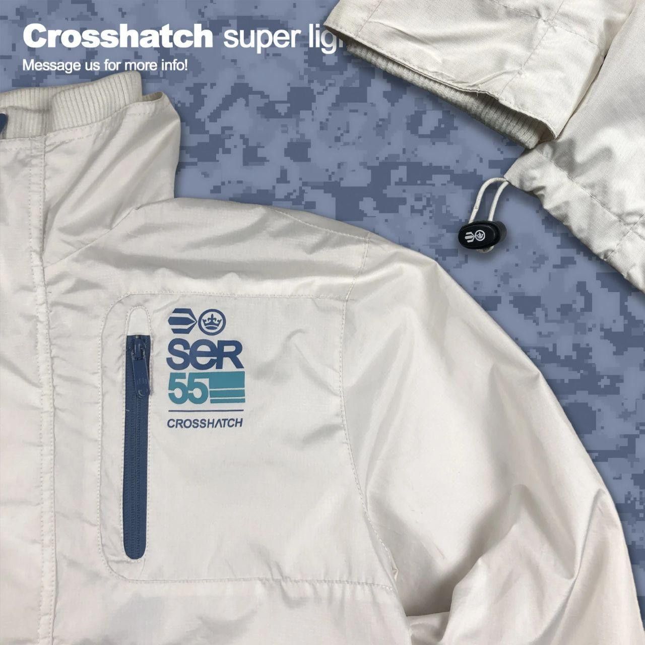 Other Lightweight Crosshatch running windbreaker jacket Size US M / EU 48-50 / 2 - 3 Thumbnail