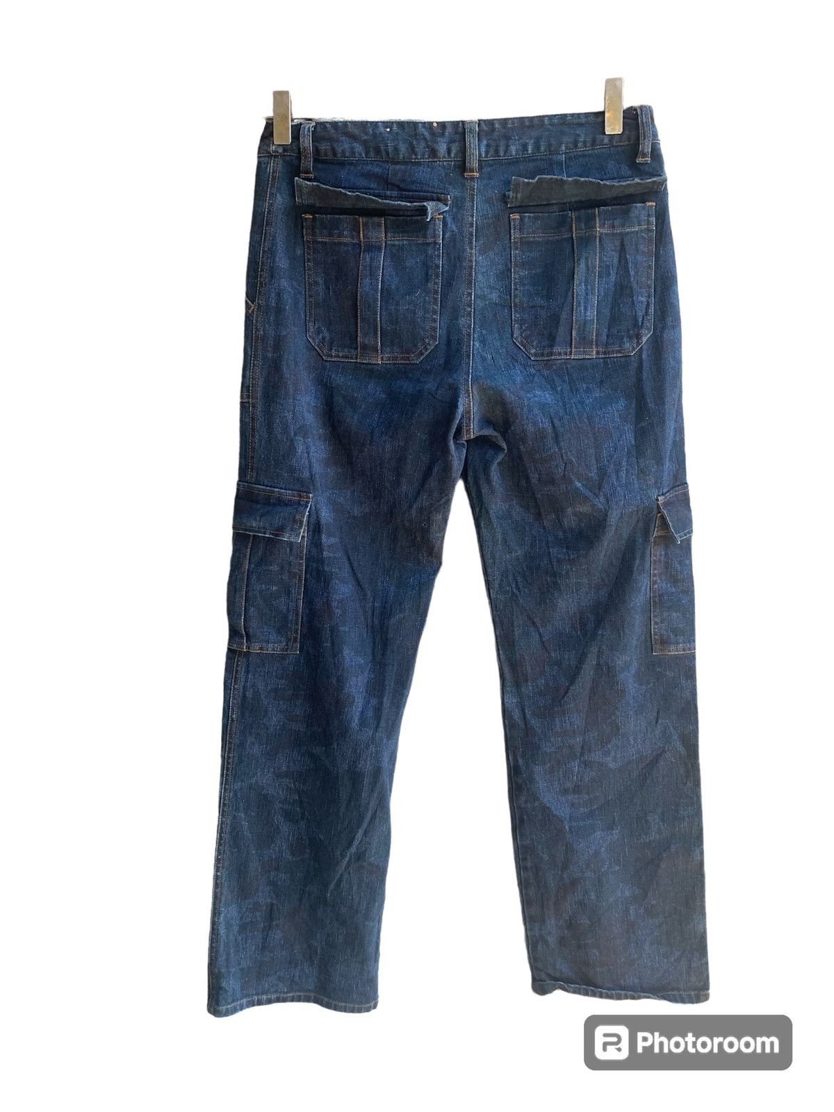 Japanese Brand Vintage Japanese Cargo Camo Jeans Size US 30 / EU 46 - 2 Thumbnail