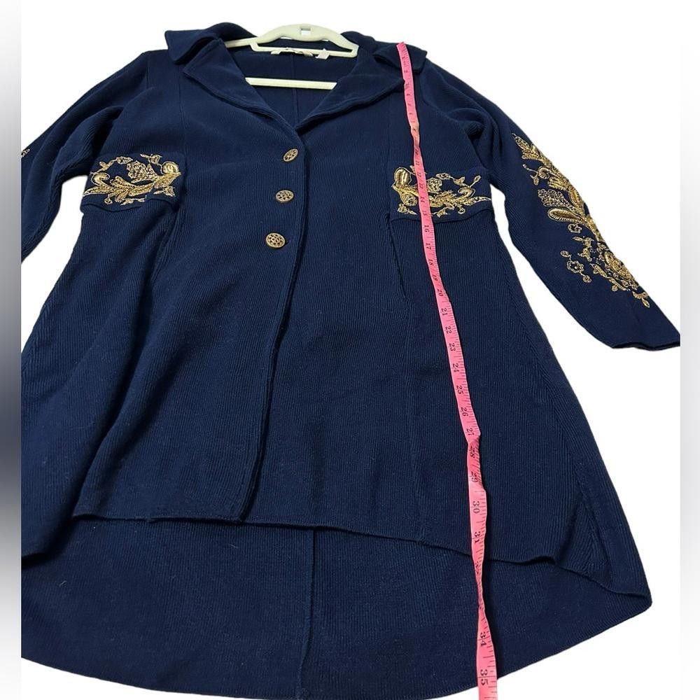 Designer Soft Surroundings l Fleurine Knit Jacket Small Size S / US 4 / IT 40 - 5 Thumbnail