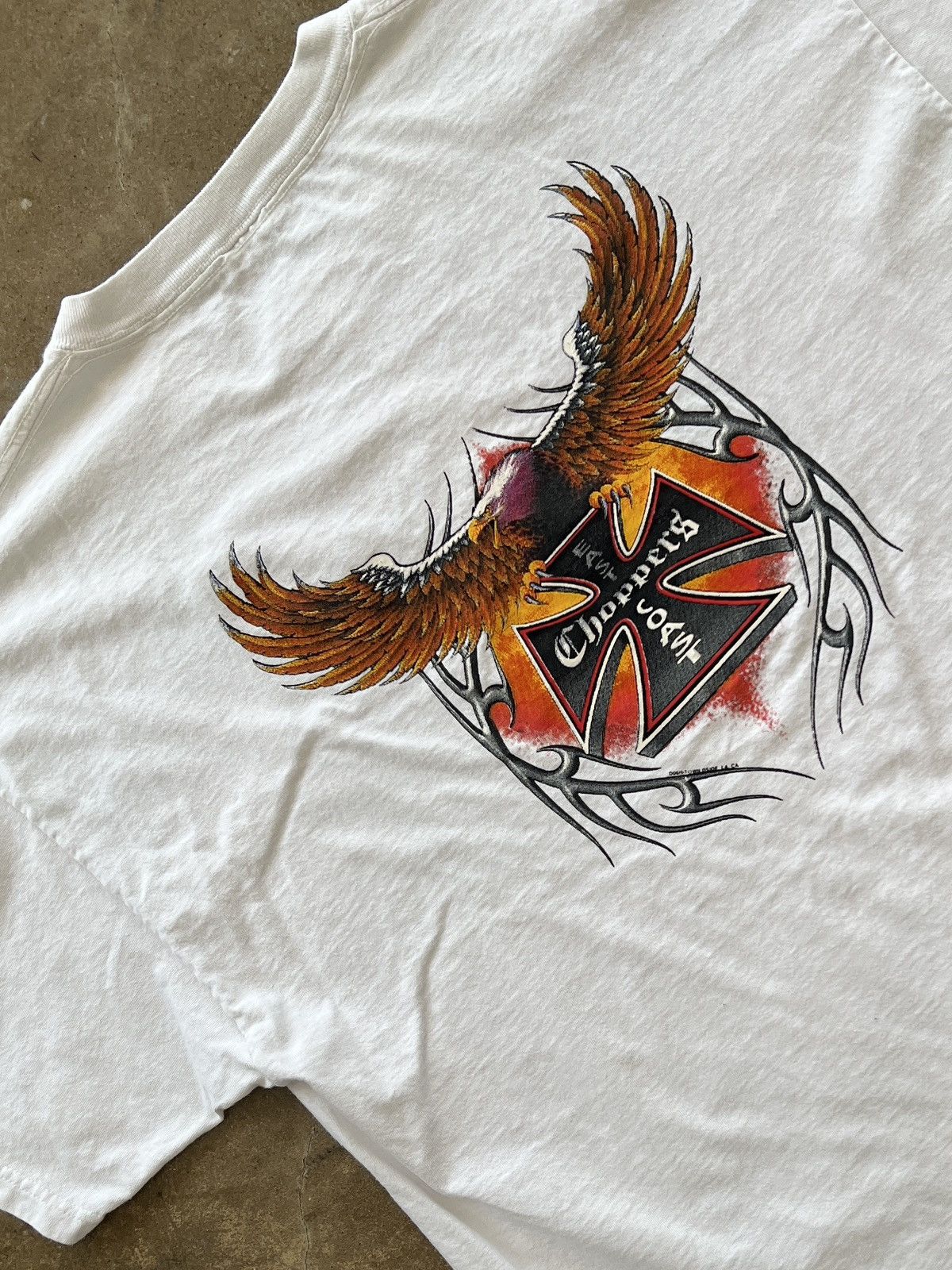 West Coast Choppers Vintage Choppers East Coast Eagle Tee XXL Size US XXL / EU 58 / 5 - 1 Thumbnail