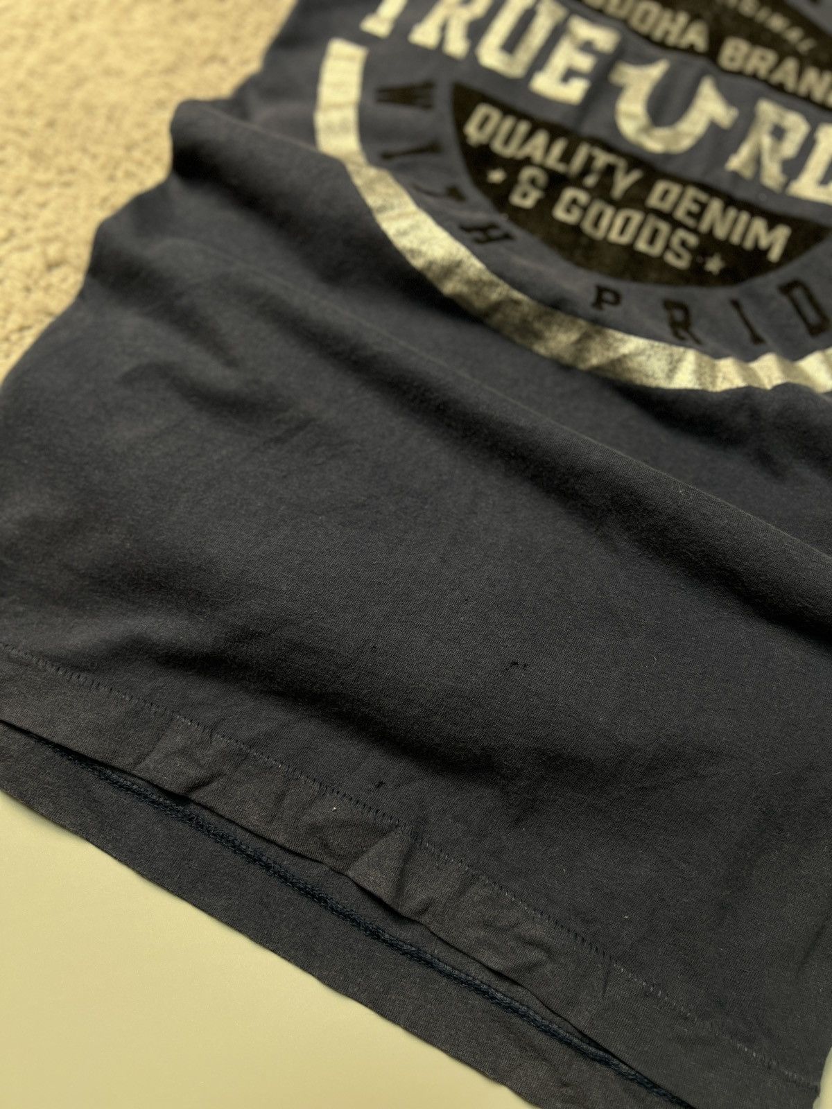 True Religion × Vintage Rare True Religion Big Logo T-Shirt Vintage Size US L / EU 52-54 / 3 - 7 Thumbnail