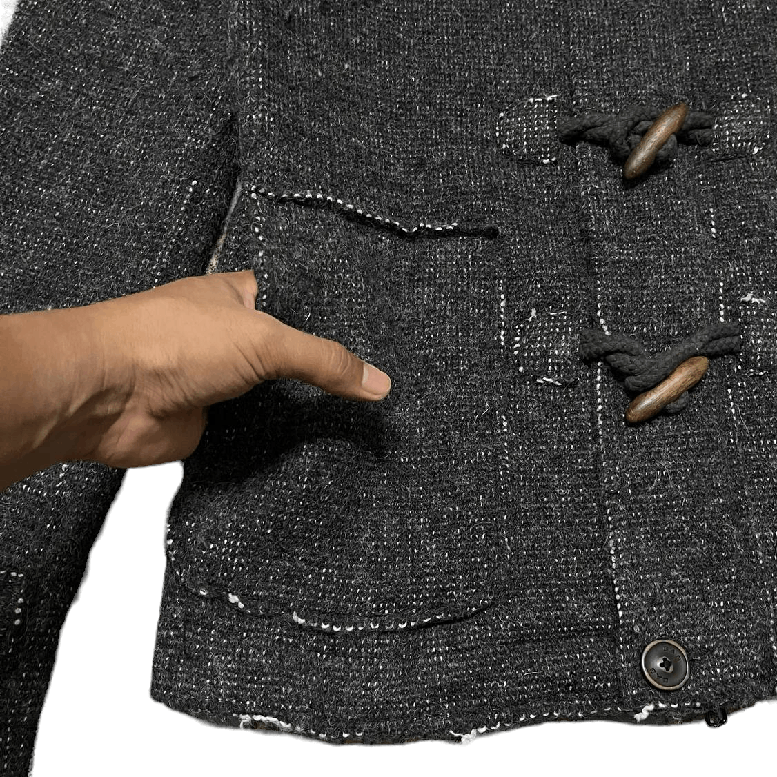 GAS Vintage Gas Wool Hooded Coat Gray Size US S / EU 44-46 / 1 - 5 Thumbnail