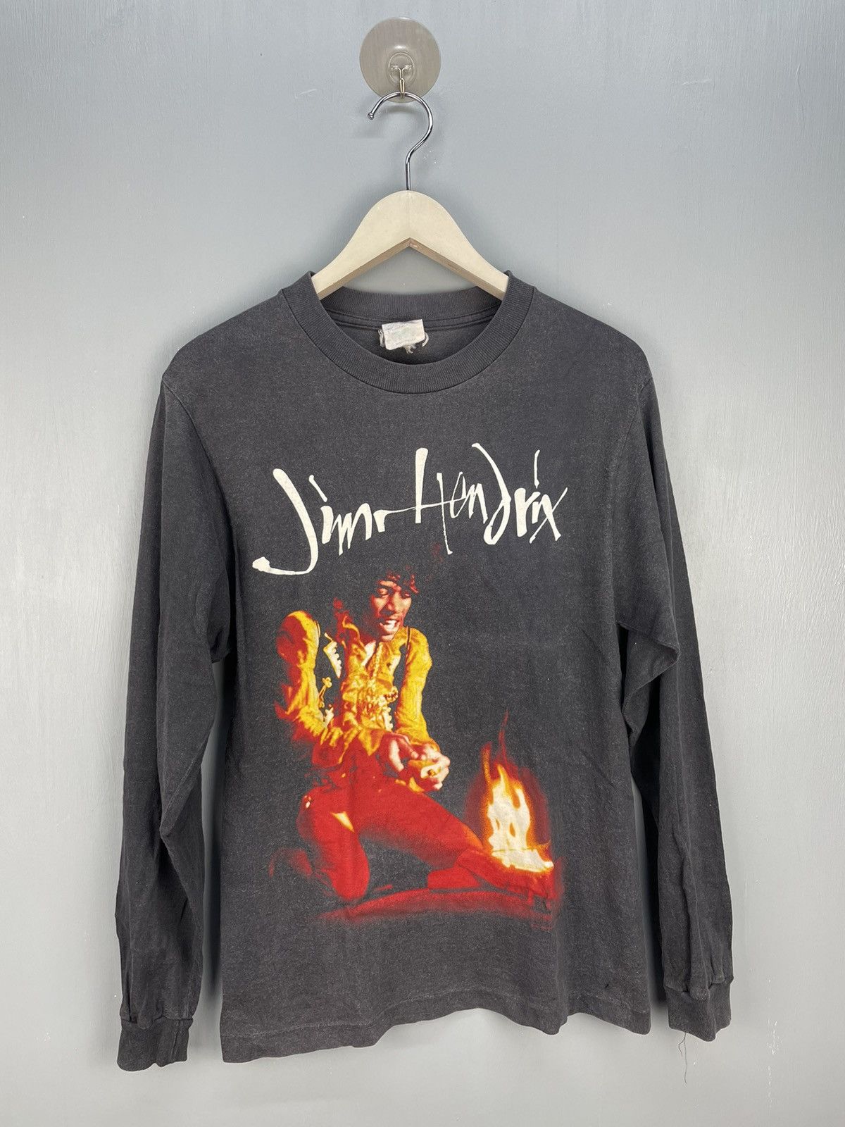 Band Tees Vintage 90s Jimi Hendrix long sleeve winterland t shirt Size US S / EU 44-46 / 1 - 1 Thumbnail