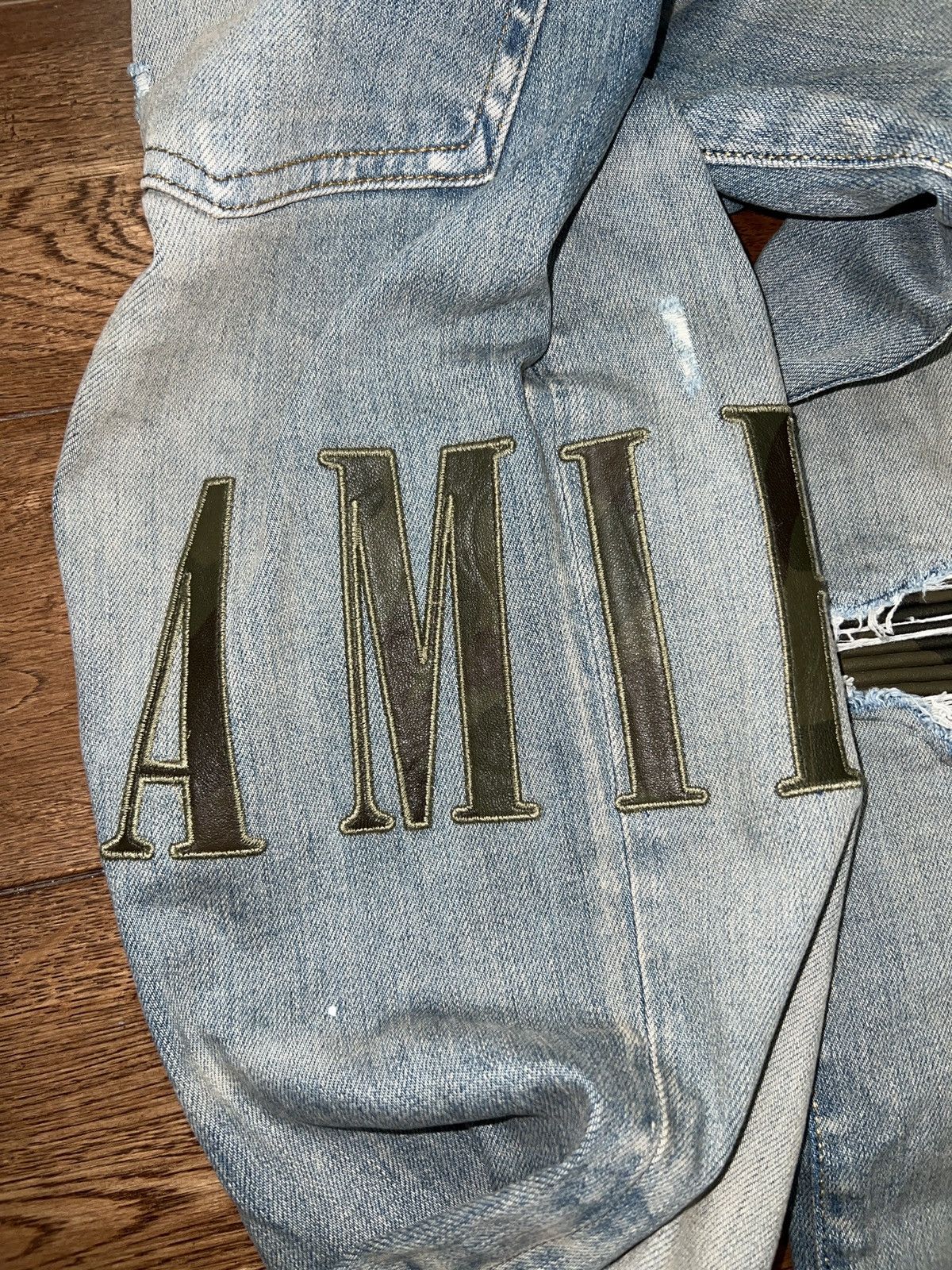 Amiri Amiri Appliqué Camo Logo Jeans Size US 30 / EU 46 - 5 Thumbnail