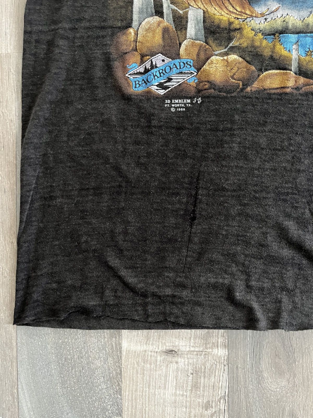 Harley Davidson 1988 3D Emblem Eagle Backroads Sleeveless Tee Size US S / EU 44-46 / 1 - 5 Thumbnail