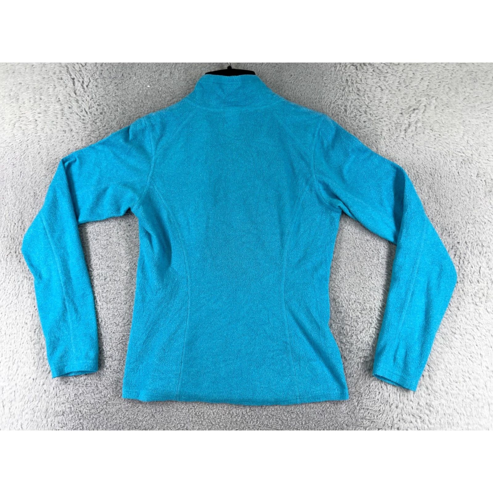 The North Face The North Face Sweater Women XS Blue 100% Polyester Fleece Mock Neck Size XS / US 0-2 / IT 36-38 - 2 Thumbnail