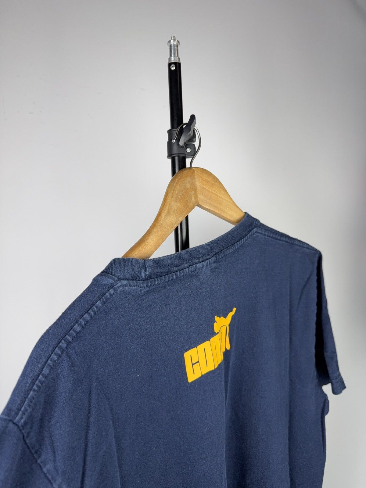 Puma Vintage 00s Funny Humour COMA Puma Graphic T-Shirt Navy Blue Size US M / EU 48-50 / 2 - 8 Thumbnail