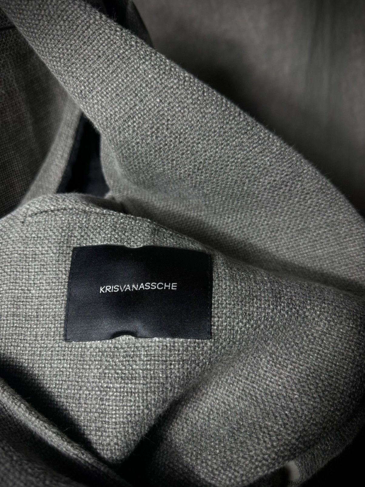 Kris Van Assche Kris Van Assche 2011SS Fly Front Linen Jacket Size US S / EU 44-46 / 1 - 6 Thumbnail