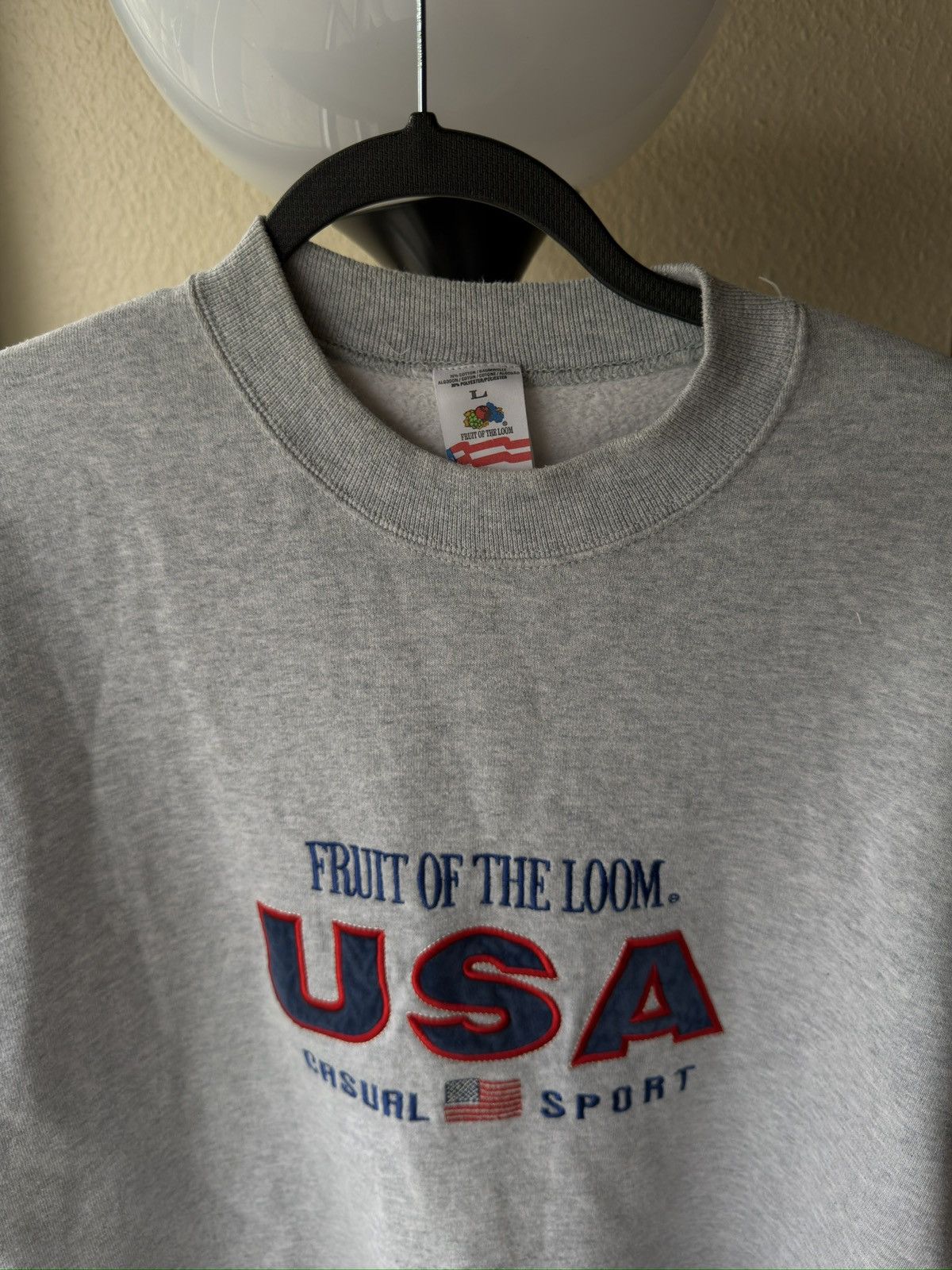 Vintage Vintage gray sweatshirt crewneck Size US L / EU 52-54 / 3 - 5 Thumbnail
