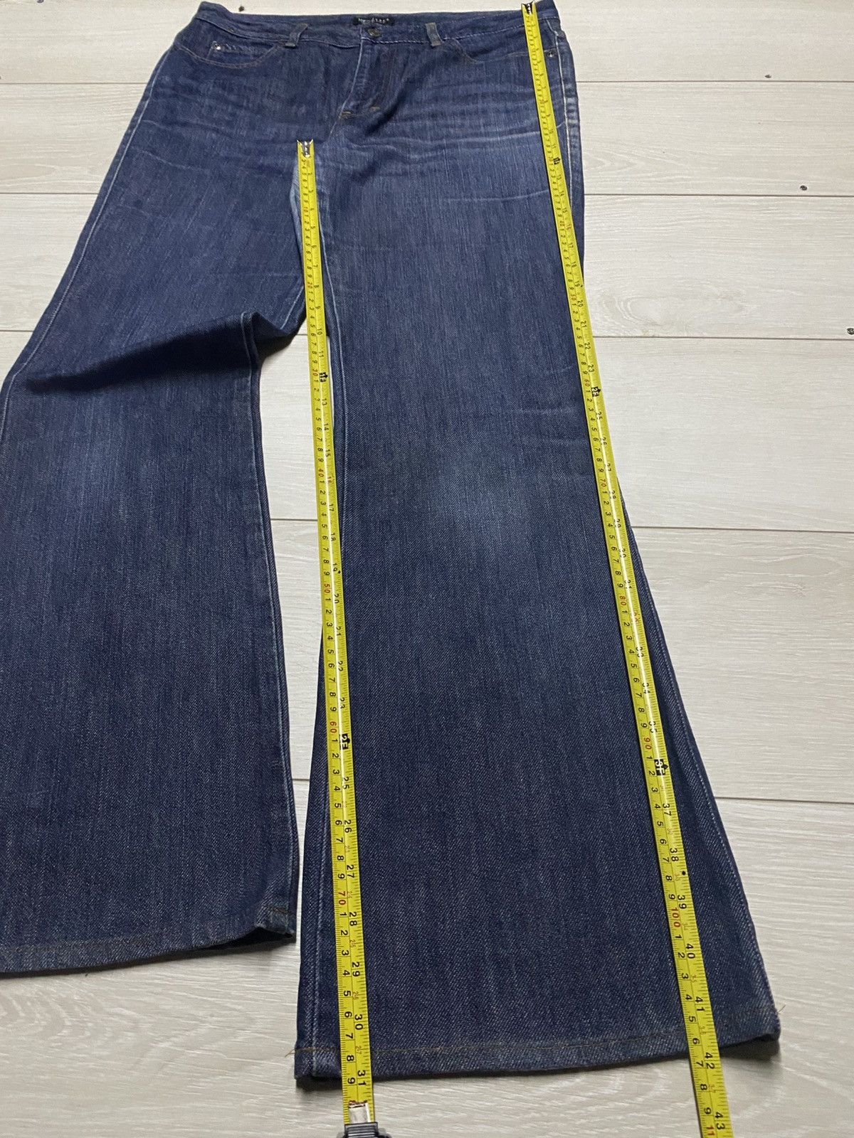 Japanese Brand Vintage Mr’s Jean Sweet Camel Japan Bell Bottom Jeans Size US 32 / EU 48 - 13 Thumbnail