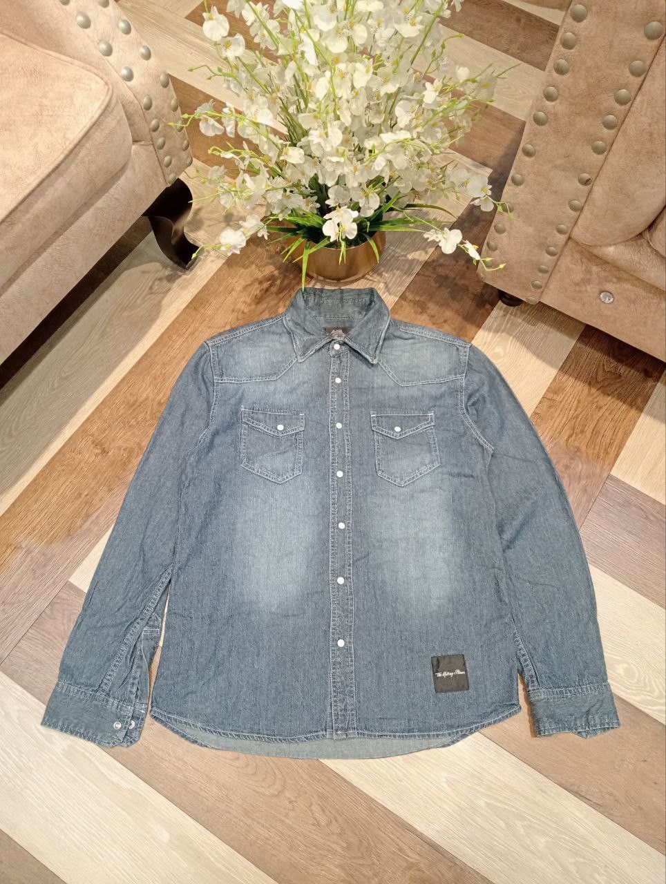 The Rolling Stones THE ROLLING STONES DENIM SHIRT - SIZE L Size US L / EU 52-54 / 3 - 4 Thumbnail