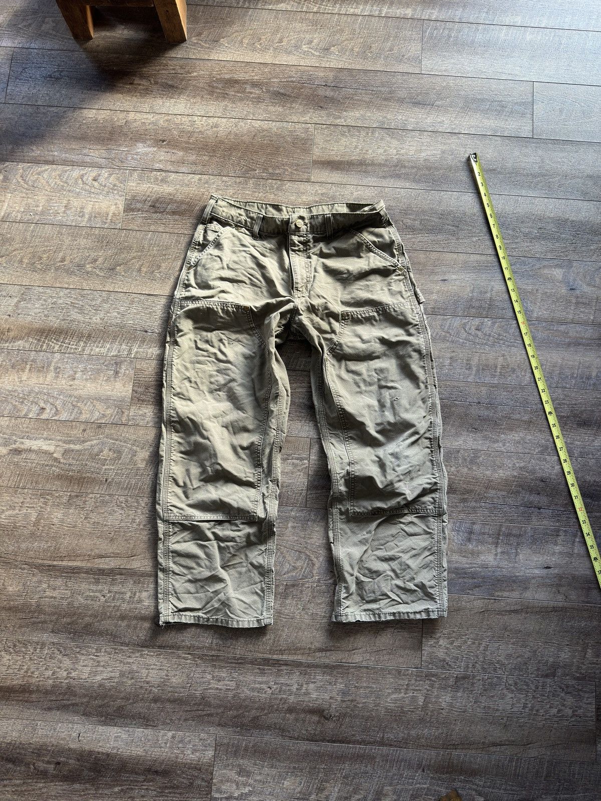 Carhartt Vintage Brown Carhartt Double Knee Workpants Size US 31 - 1 Thumbnail