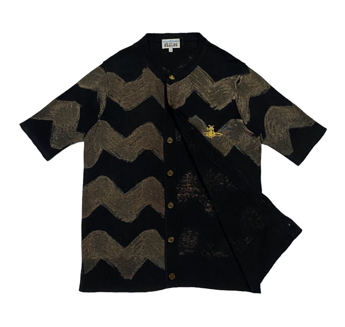 Vivienne Westwood Vivienne Westwood Cardigan Knit Button Ups Short Sleeve Size US S / EU 44-46 / 1 - 21 Thumbnail