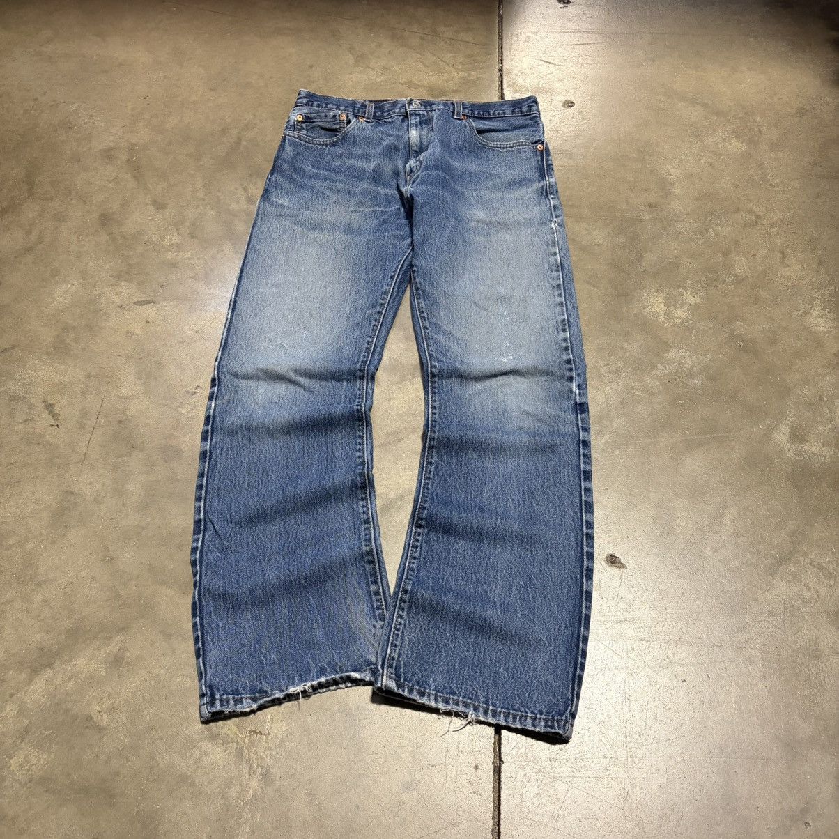 Levi's Vintage 517 Boot Cut Denim Jeans Faded Distressed Grunge Size US 34 / EU 50 - 1 Thumbnail