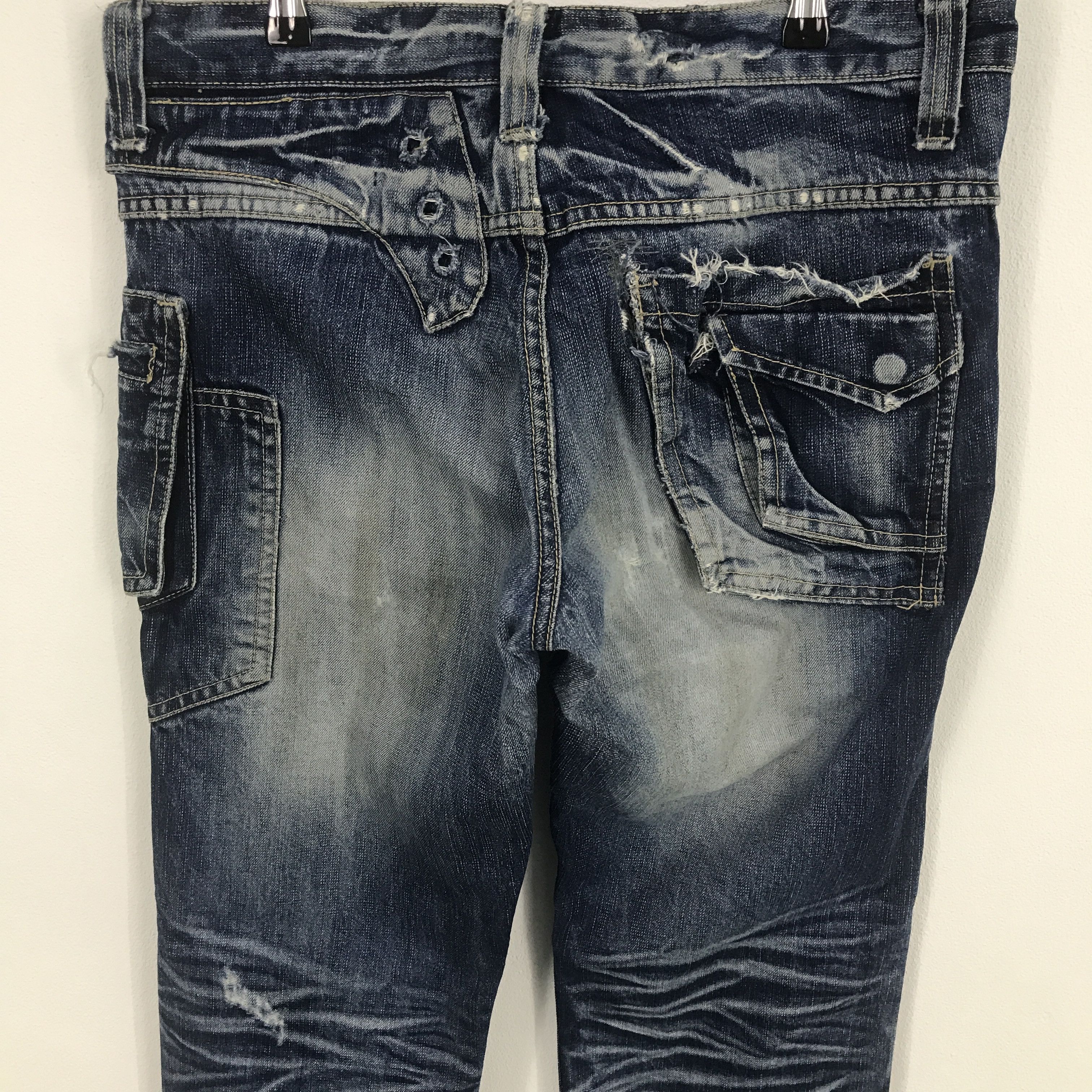 Japanese Brand Rare crazy leopard distressed jeans Size US 32 / EU 48 - 4 Thumbnail