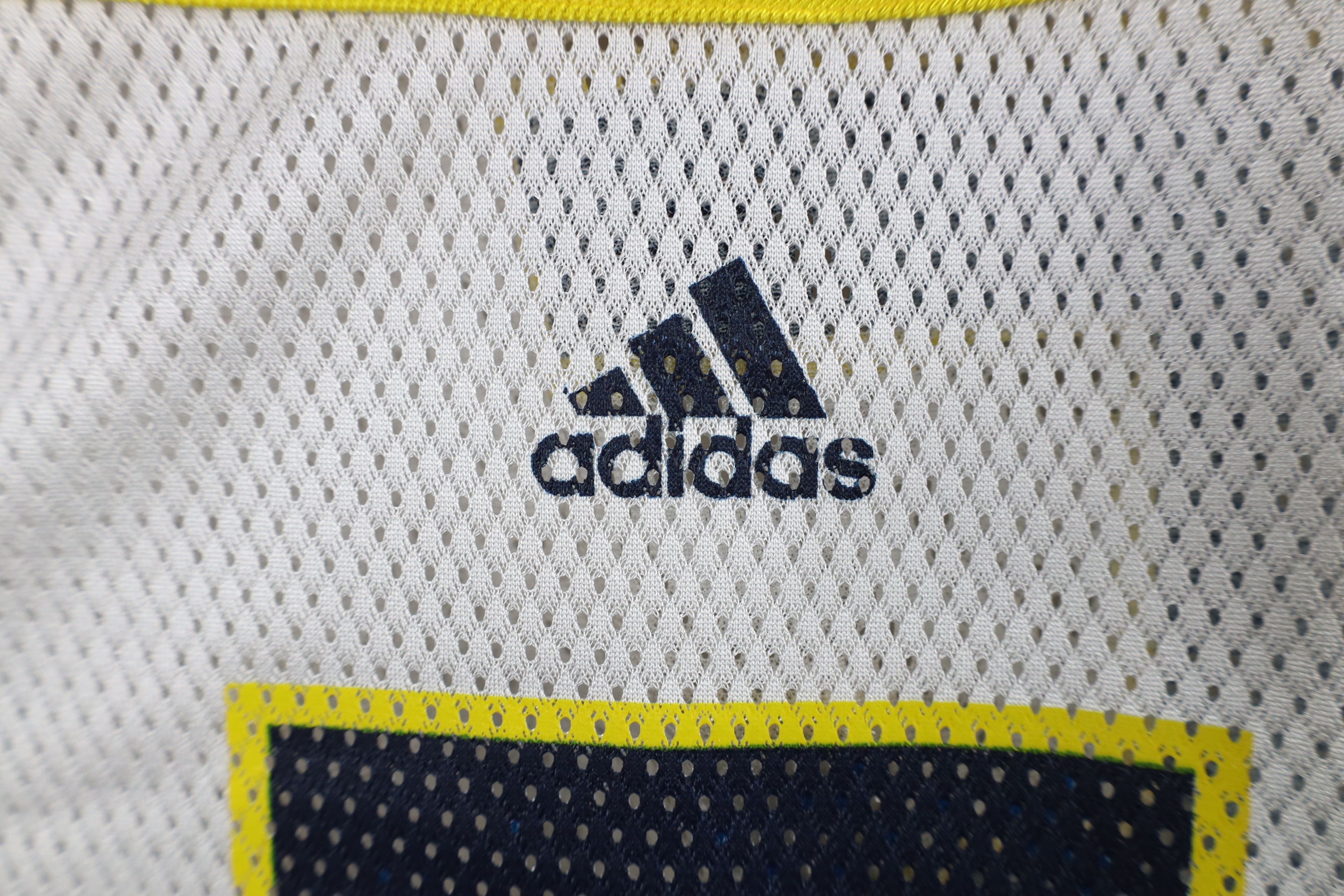 Adidas × Vintage Vintage Adidas University of Michigan Jersey White #5 Size US XXL / EU 58 / 5 - 8 Thumbnail