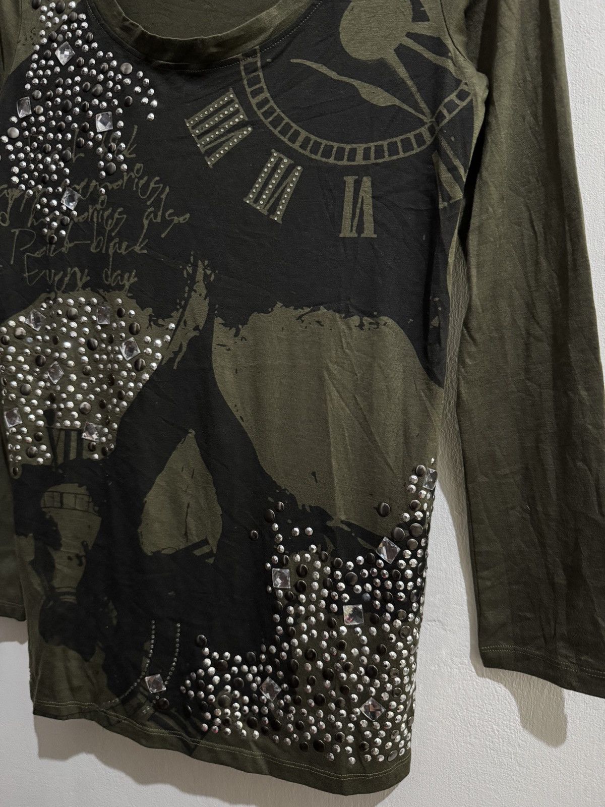 Hysteric Glamour × If Six Was Nine × Japanese Brand Y2k GhostofHarlem studded ifsixwasnine longsleeve Size M / US 6-8 / IT 42-44 - 4 Thumbnail