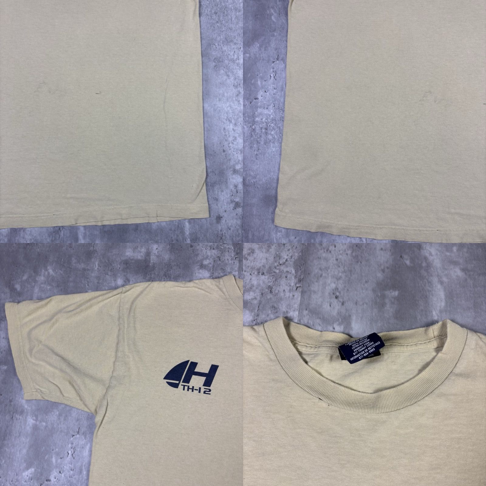 Tommy Hilfiger VINTAGE Tommy Hilfiger T Shirt Logo Graphic Double Sided XL Men Yellow 90s Shirt Logo Vintage Mens Size US XL / EU 56 / 4 - 8 Thumbnail
