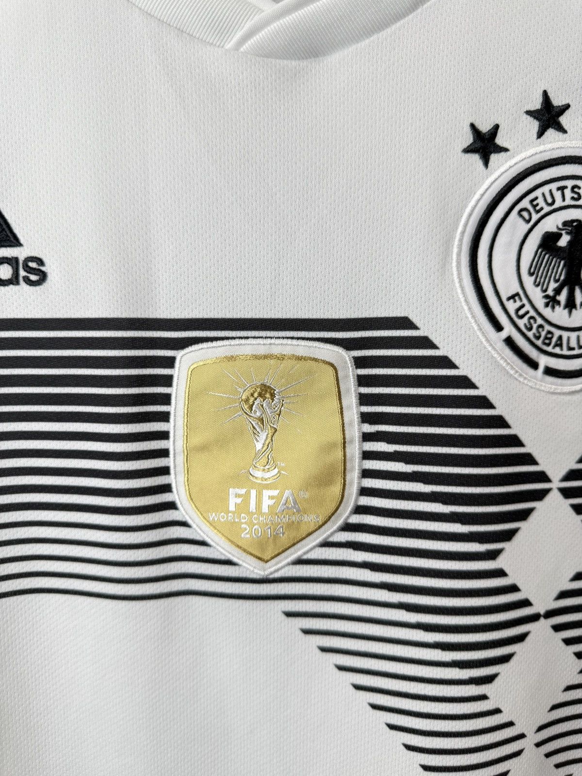 Adidas Vintage Adidas Germany Soccer Jersey T Shirt Size US XL / EU 56 / 4 - 3 Thumbnail