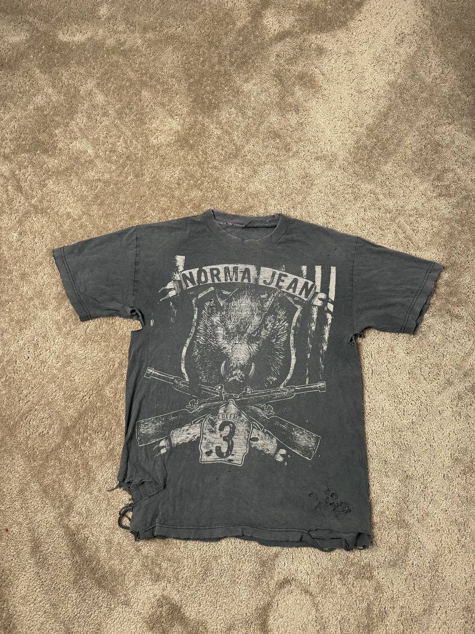 Vintage Norma Jean Band Shirt Metalcore Horse logo outlet