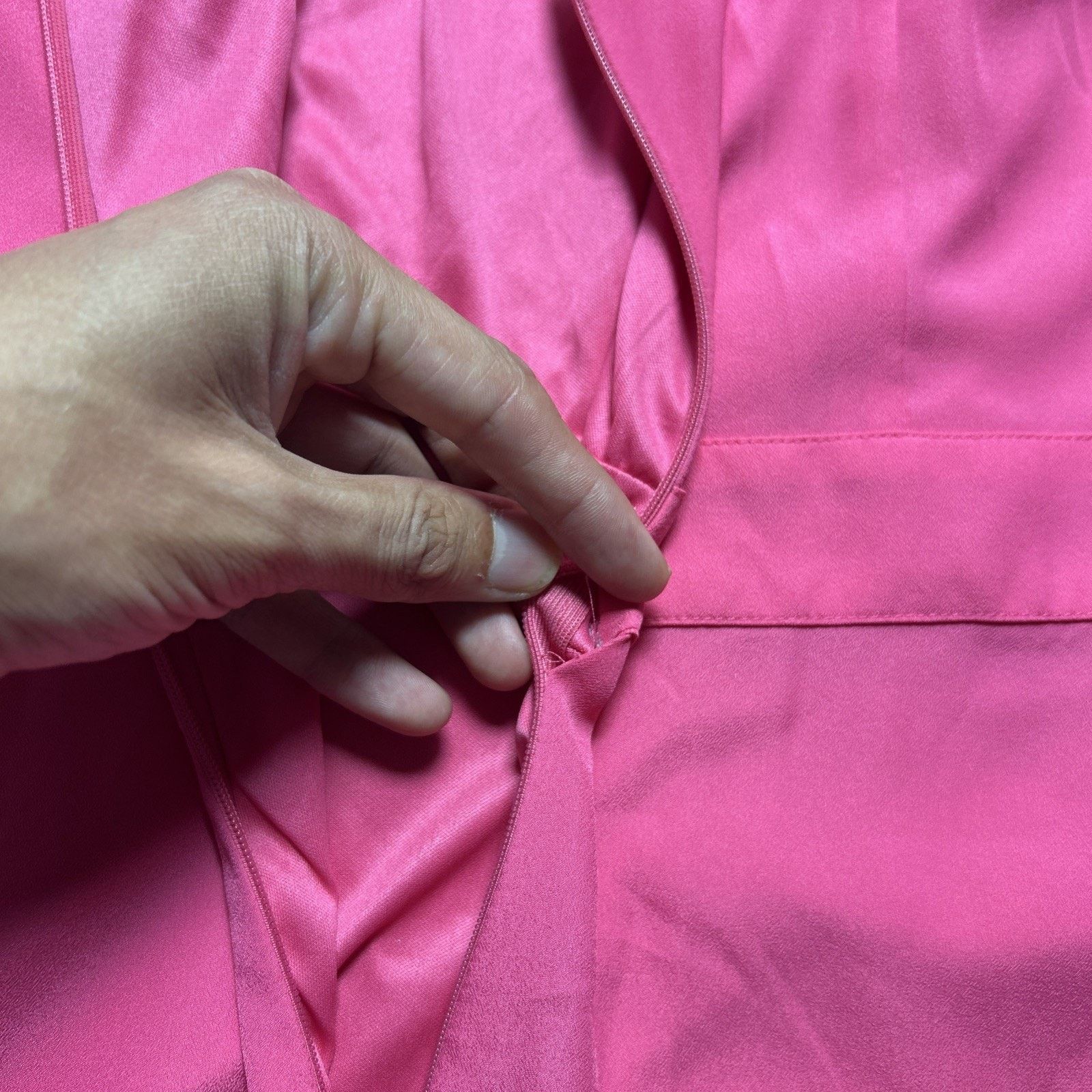 Guess Guess A-Line Dress Sz 8 Hot Pink Back Lace Straps Stretch Size M / US 6-8 / IT 42-44 - 17 Thumbnail